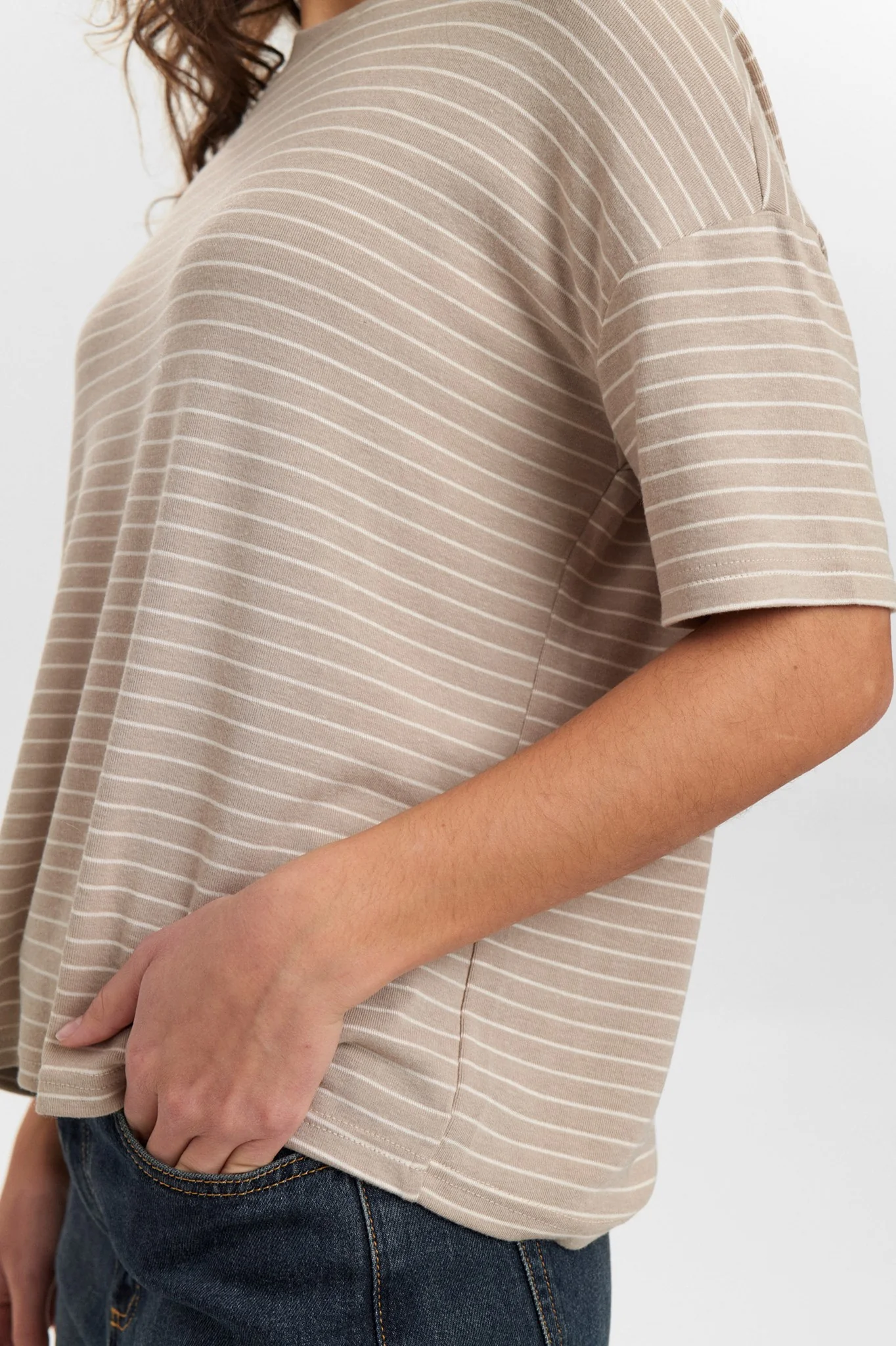 NUBRIERY T-SHIRT - Grey Morn - Image 5