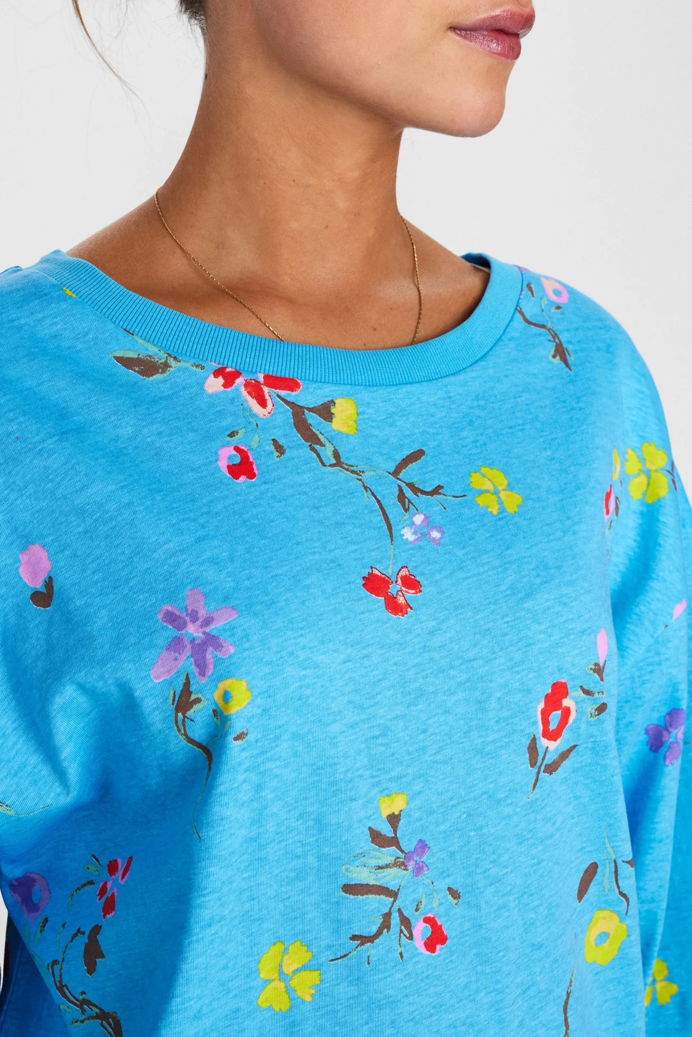 NUBRIGHED BLOUSE - GOTS - Bonnie Blue - Image 4