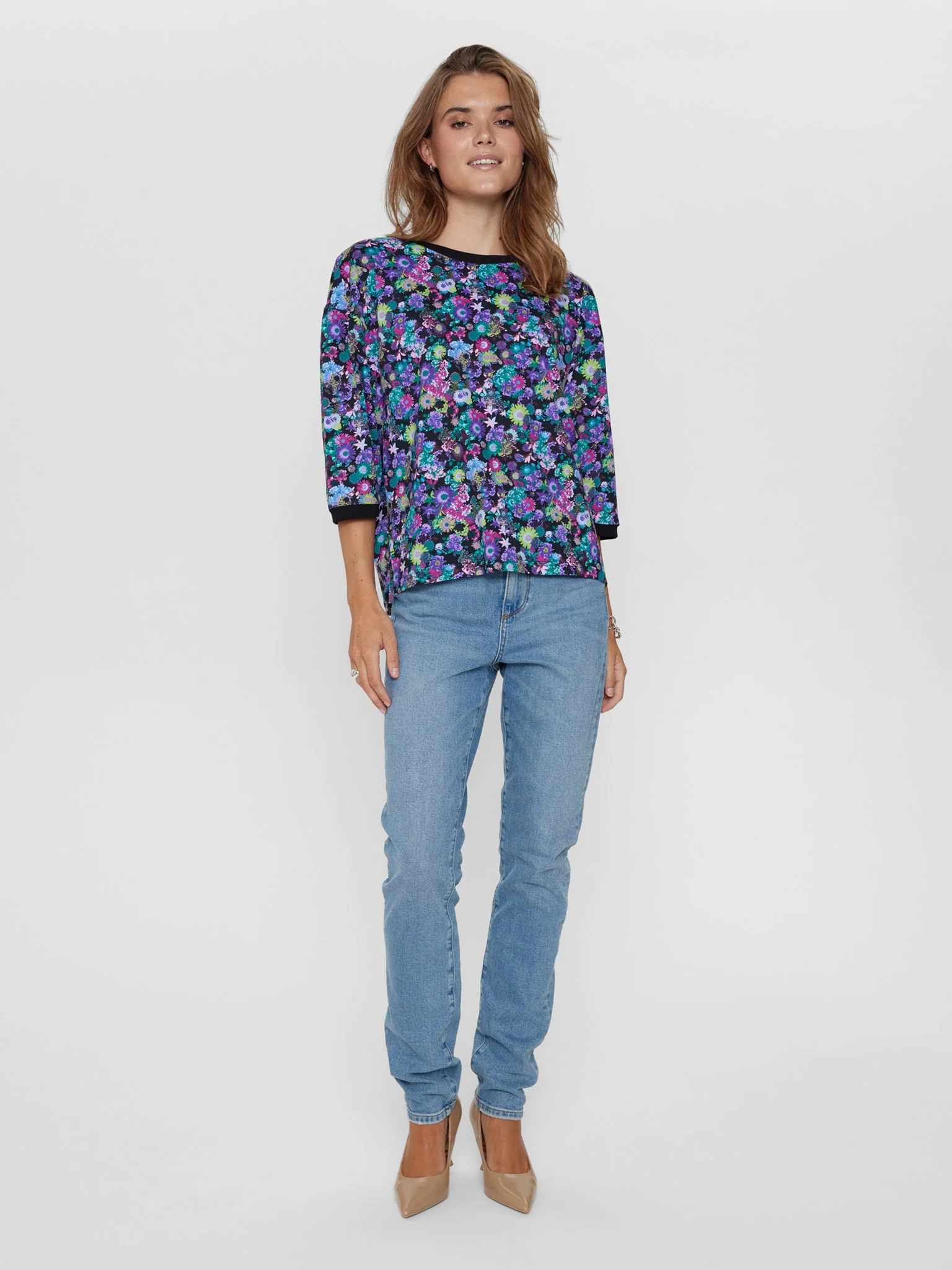 NUBRIGHED NEW BLOUSE - GOTS - Caviar - Image 3