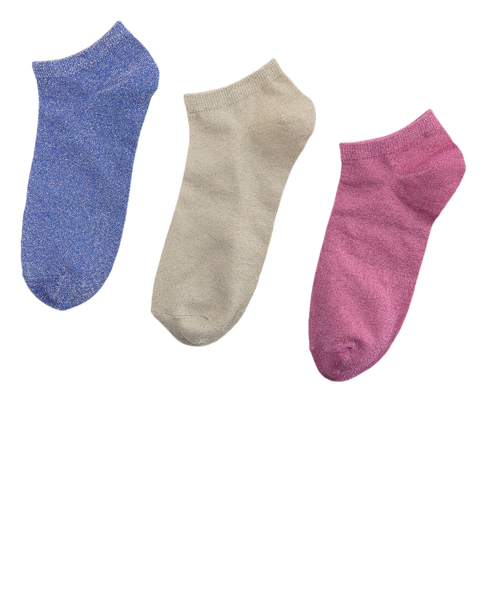 NUBRONACH 3-PACK GLITTER SOCK - Multi - Image 2