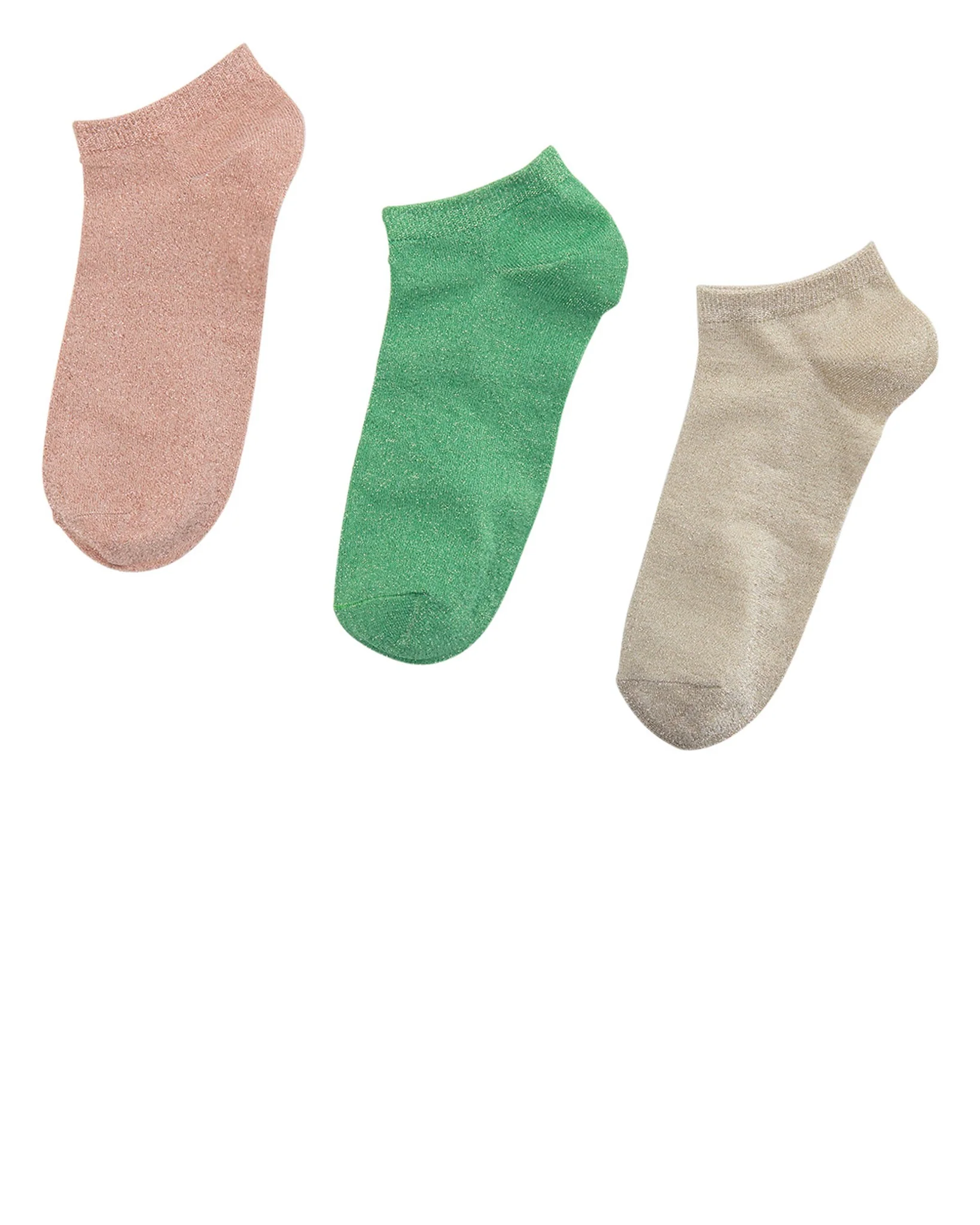 NUBRONACH 3-PACK GLITTER SOCK - Multi - Image 2