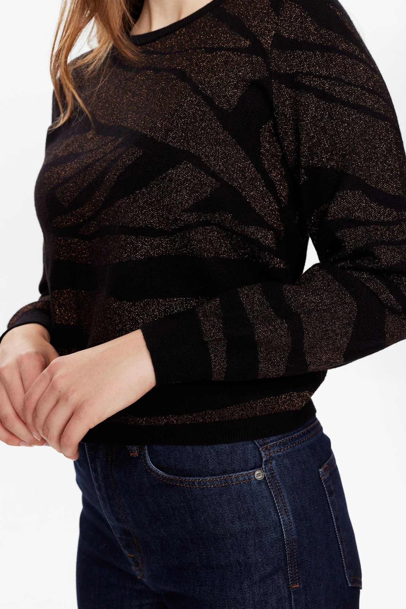 NUBRONZE PULLOVER REGULAR SLEEVE - Caviar - Image 5