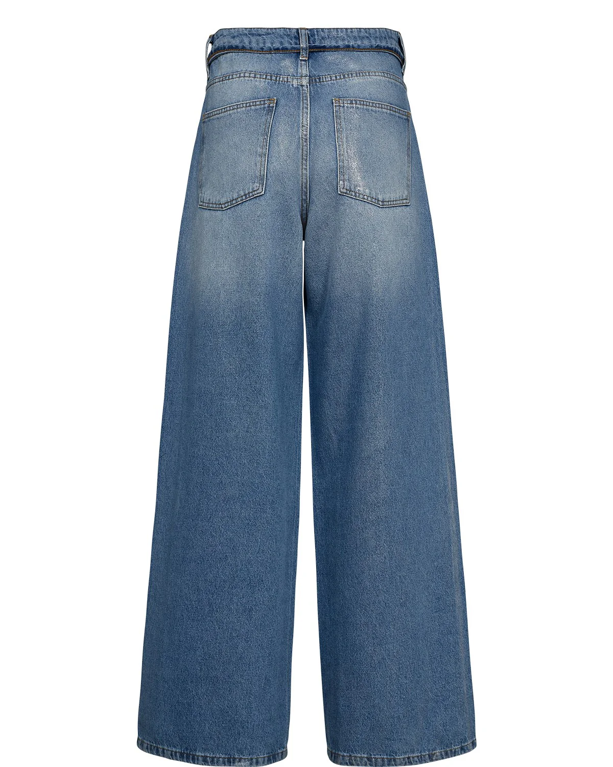 NUBROOKLYN JEANS GLAM - Blue Denim Silver Foil - Image 7