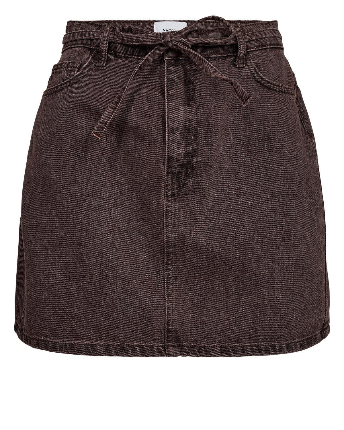 NUBROOKLYN SKIRT COLOR - Black Coffee Washed - Image 6