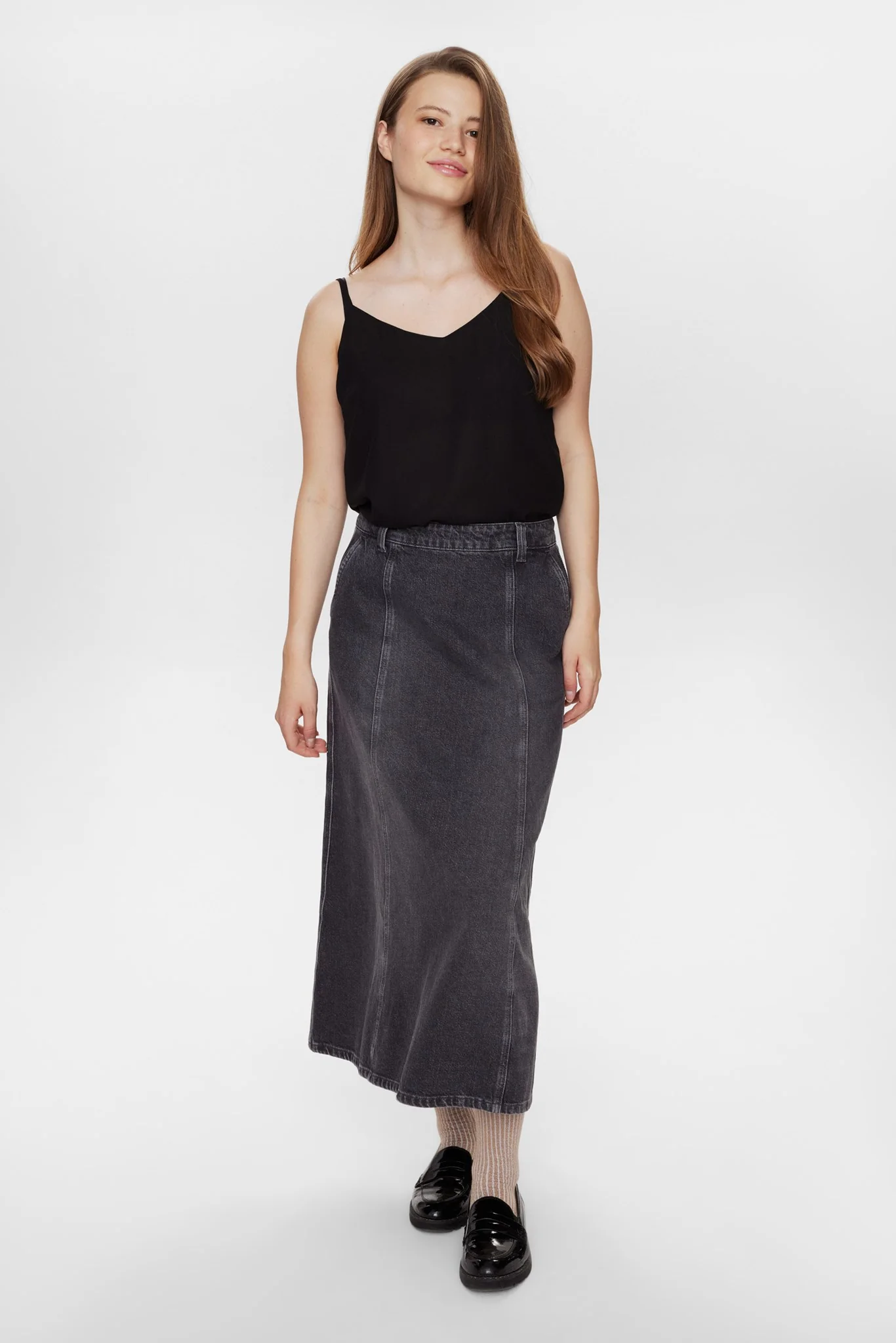 NUBROOKLYN SKIRT - Grey Denim - Image 3