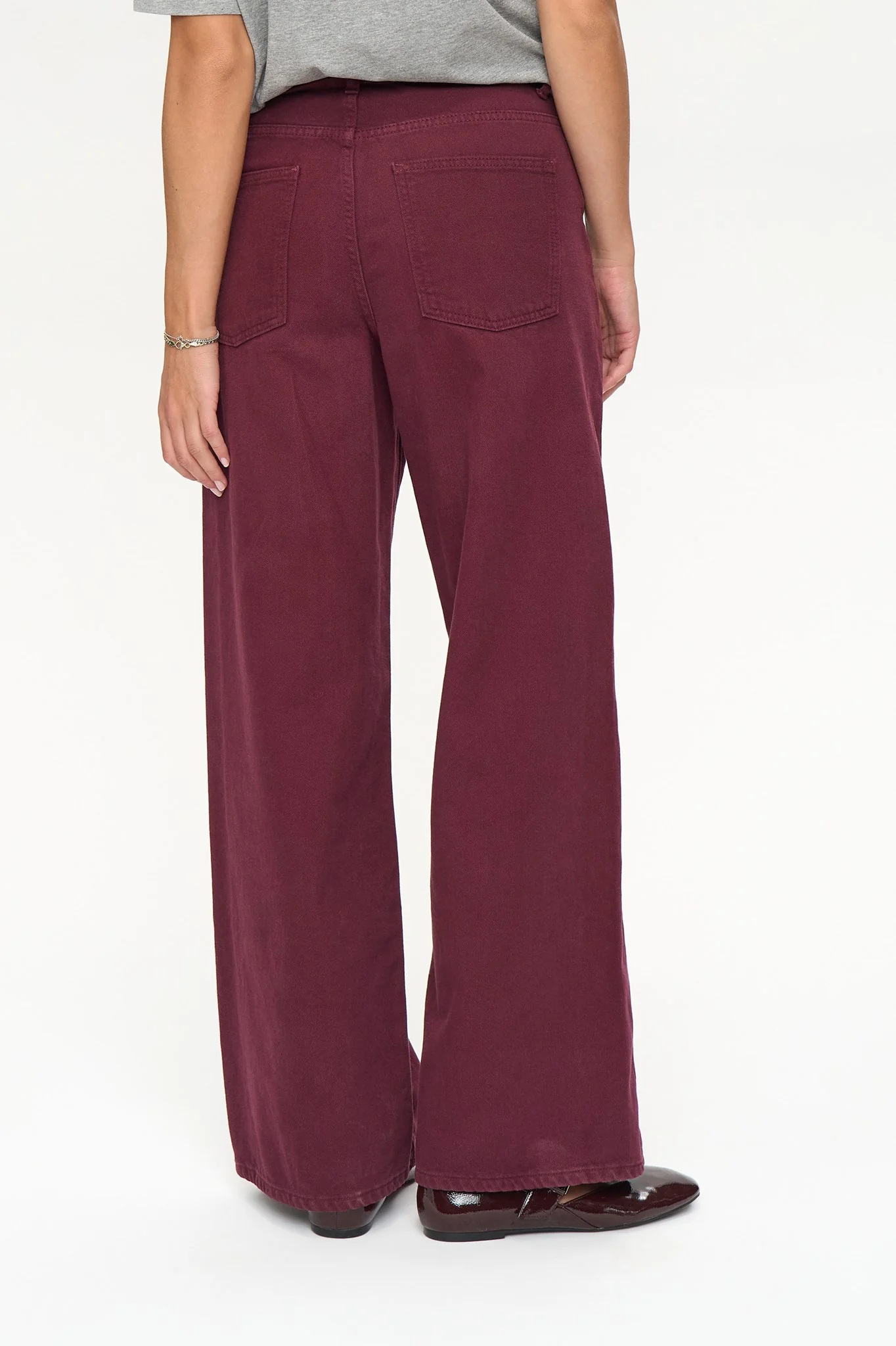 NUBROOKLYN SOLID JEANS - Winetasting - Image 2
