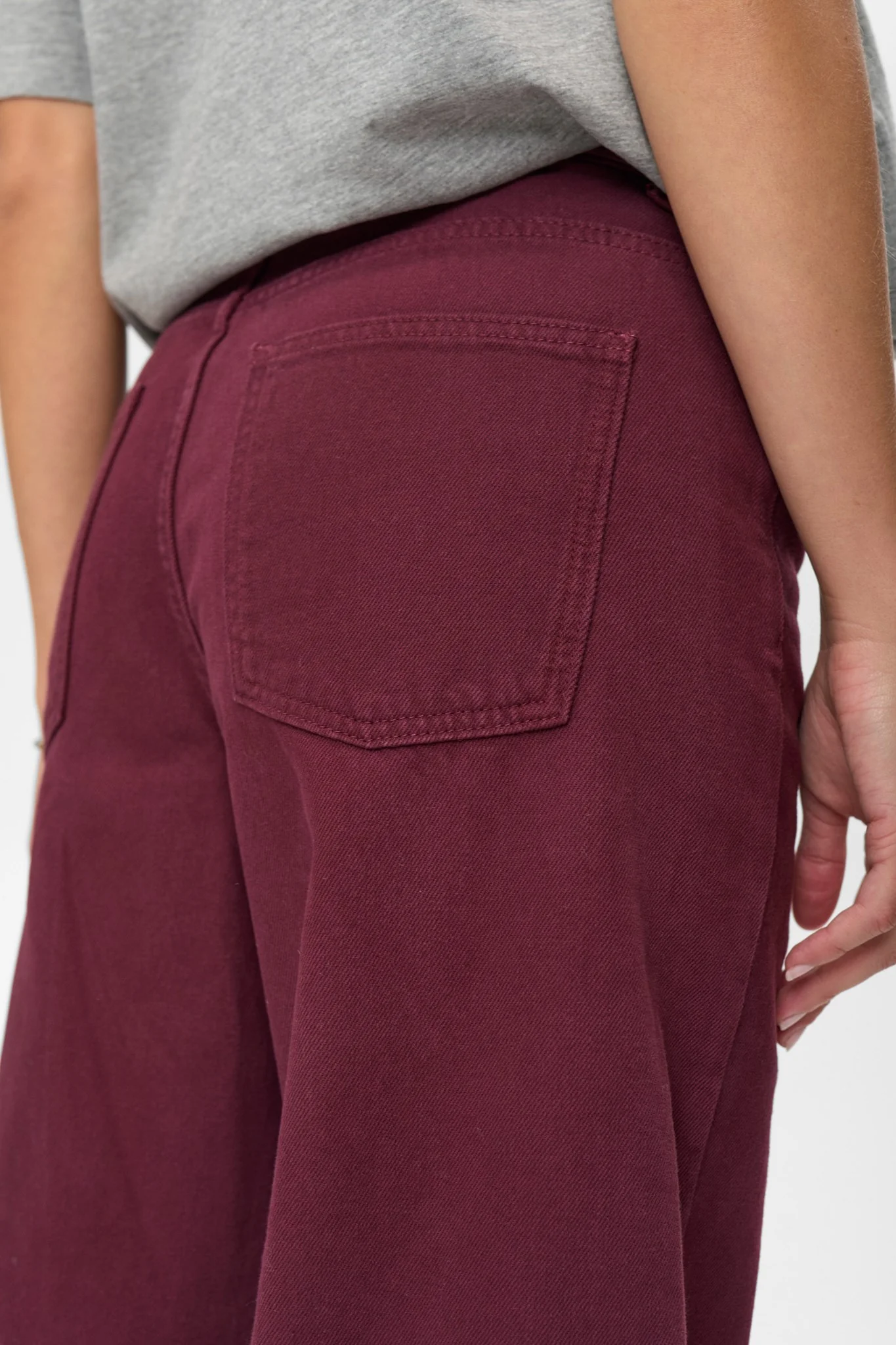 NUBROOKLYN SOLID JEANS - Winetasting - Image 5