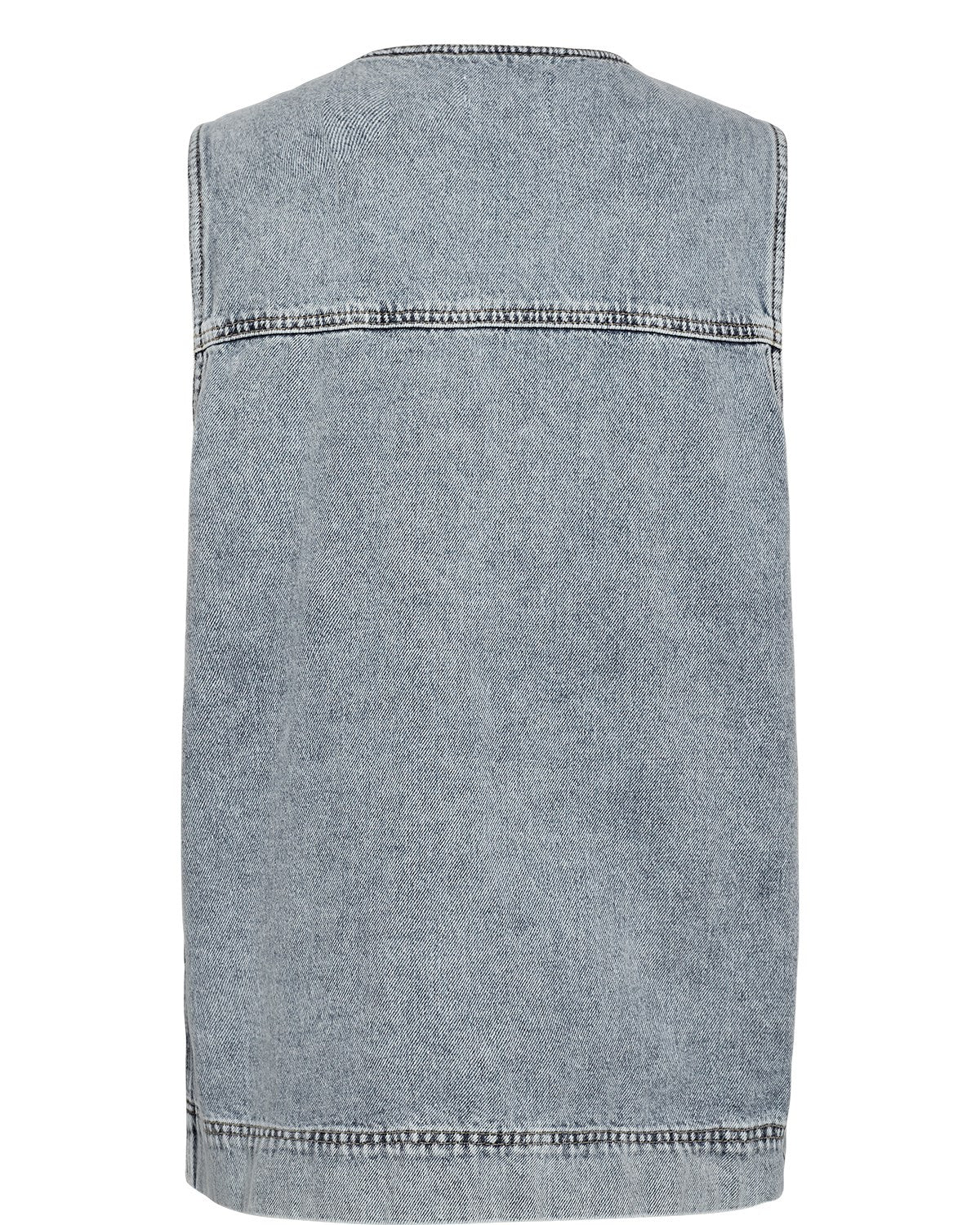 NUBROOKLYN VEST - Light Blue Bleach - Image 7