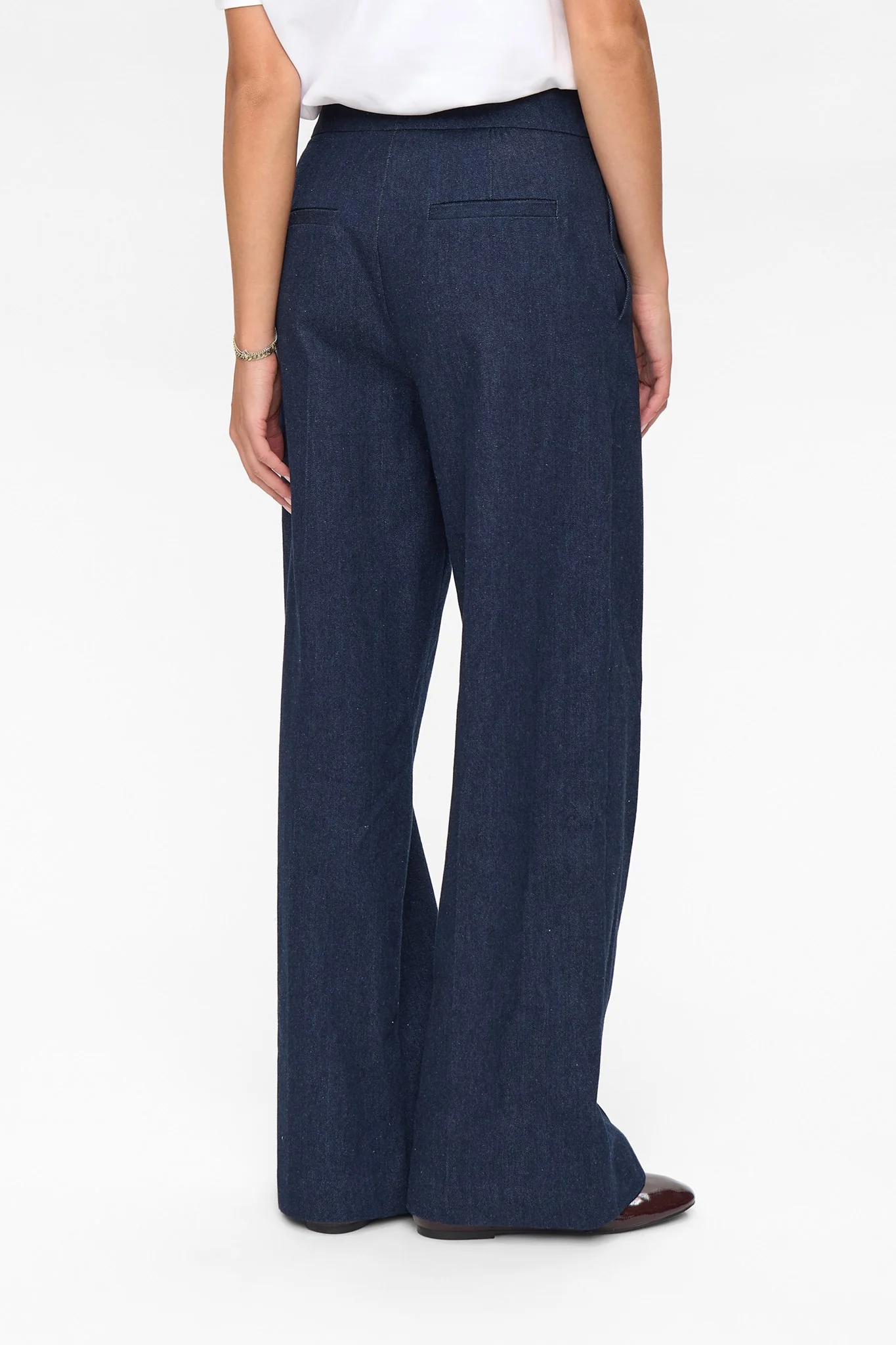NUBUSSY DENIM LONG PANTS - Dark Blue Denim - Image 2