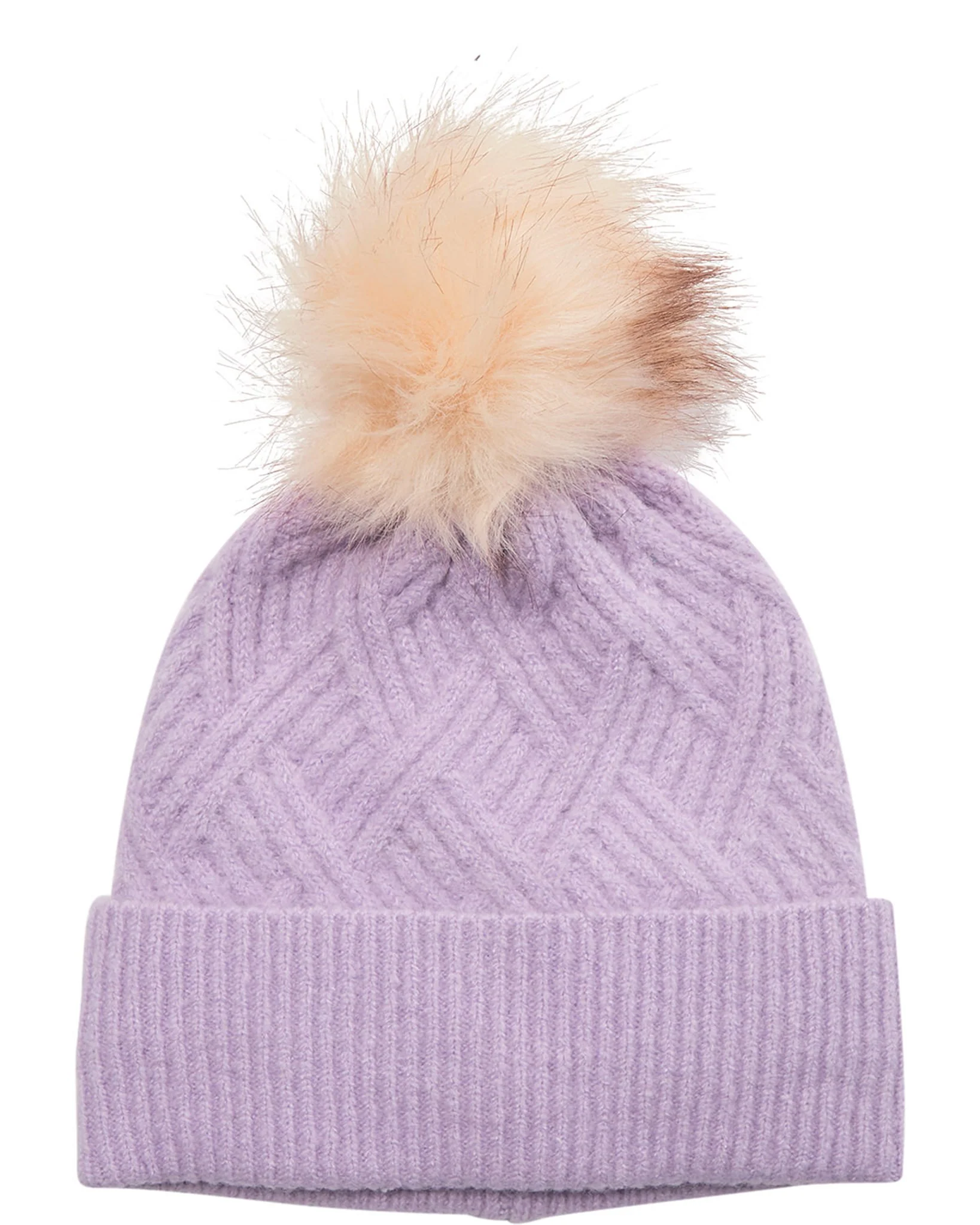 NUCABLE KNITTED HAT - Lilac Breeze - Image 3