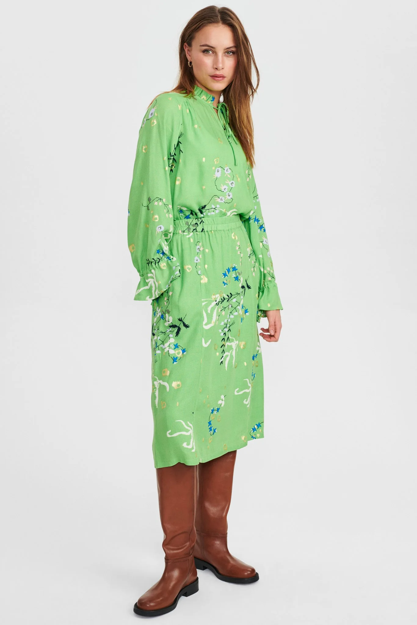 NUCADEAU SKIRT - Foliage - Image 3