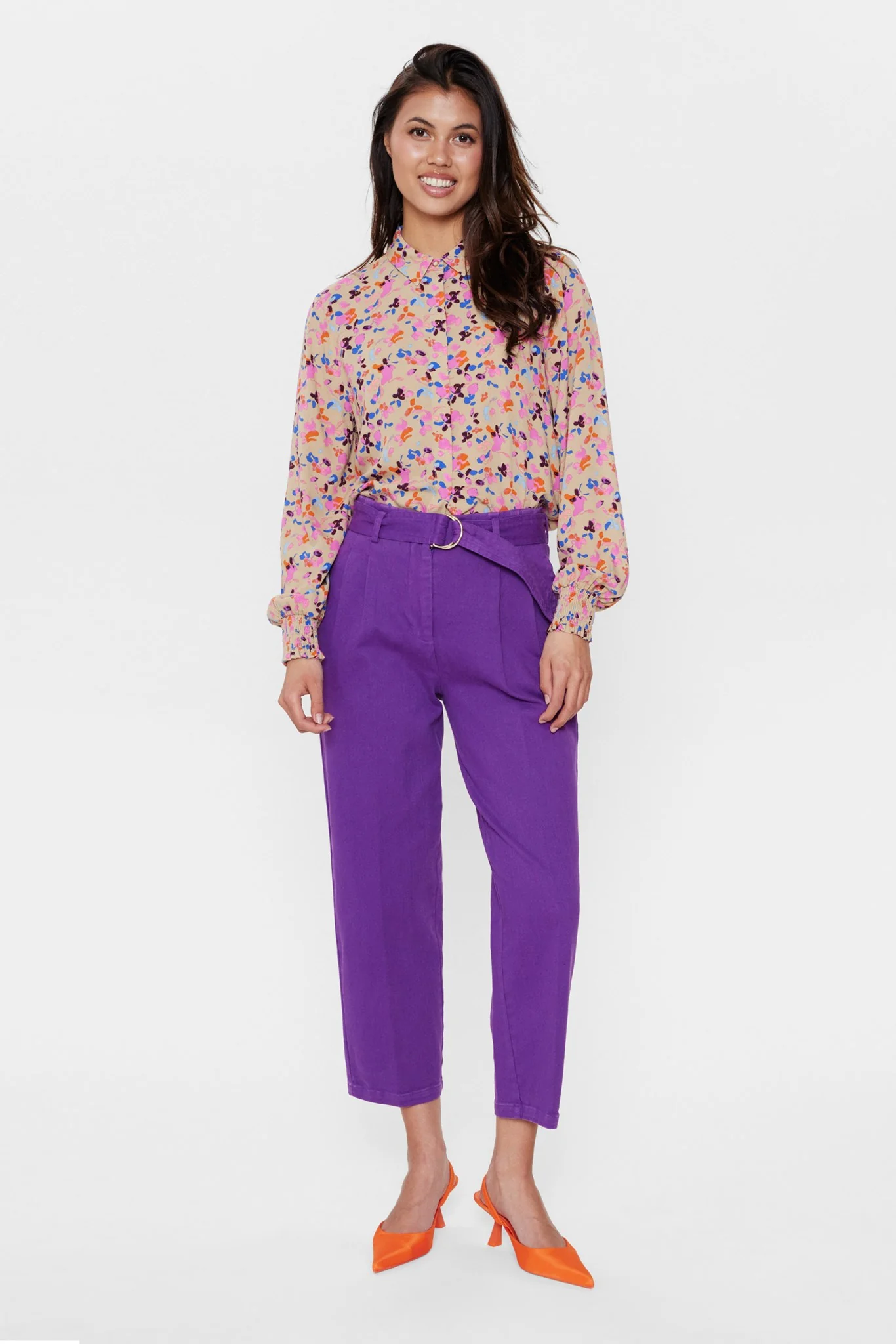 NUCAIRO CROPPED PANTS - Tillandsia Purple - Image 3
