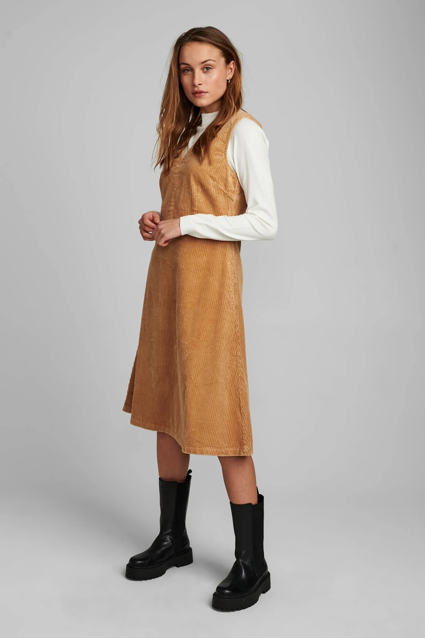 NUCALAH DRESS - Tannin - Image 3