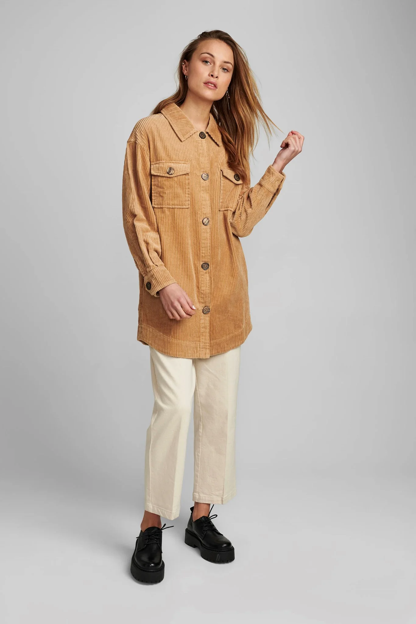 NUCALAH OVERSHIRT - Tannin - Image 3