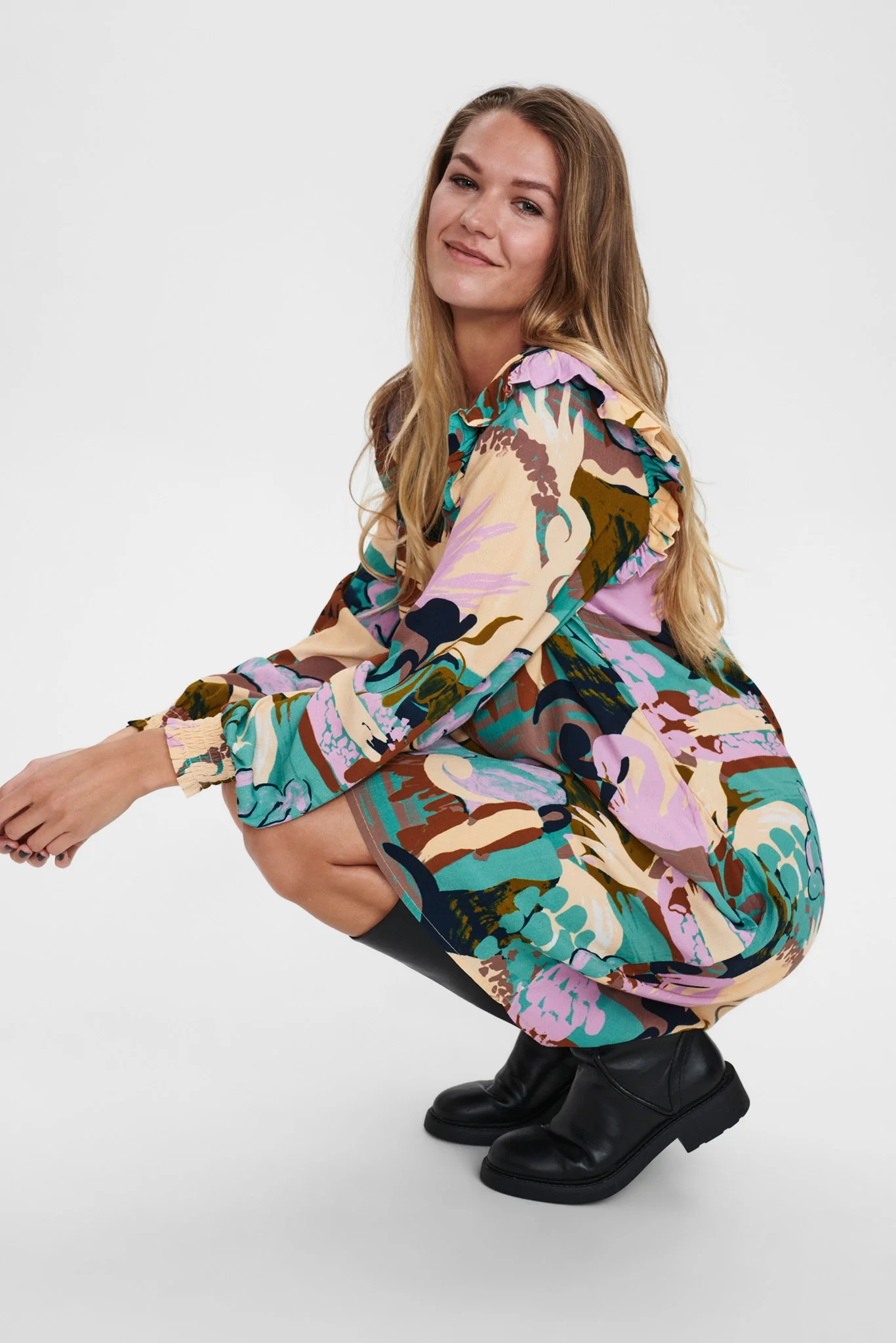 NUCALLOWAY DRESS - Wasabi - Image 6