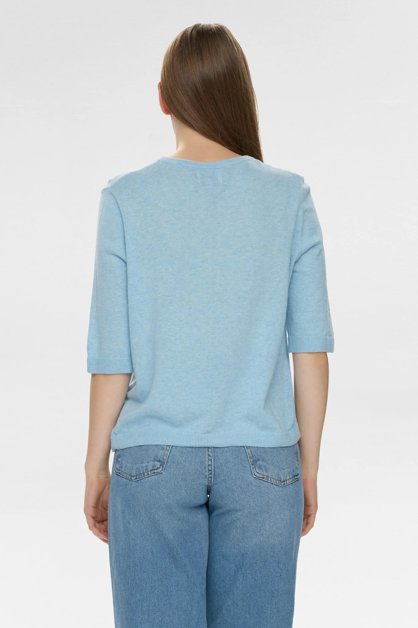 NUCALLY SS PULLOVER - Airy Blue - Image 2