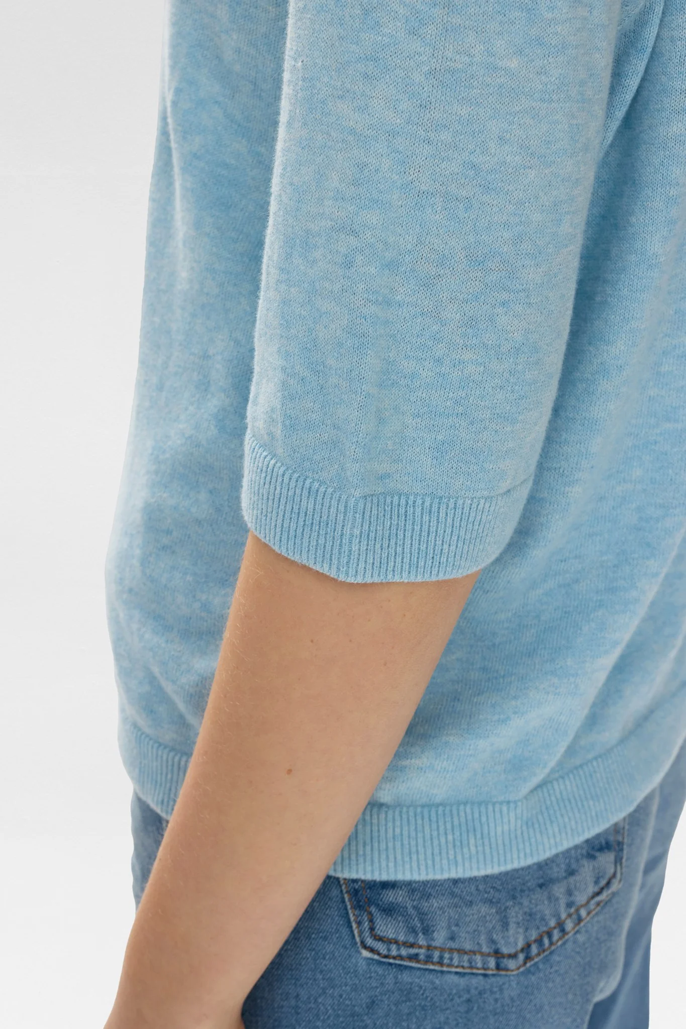NUCALLY SS PULLOVER - Airy Blue - Image 5