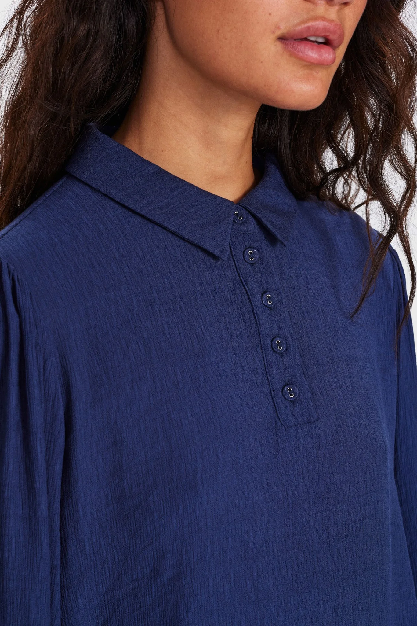 NUCALTINE BLOUSE - Dark Sapphire - Image 5