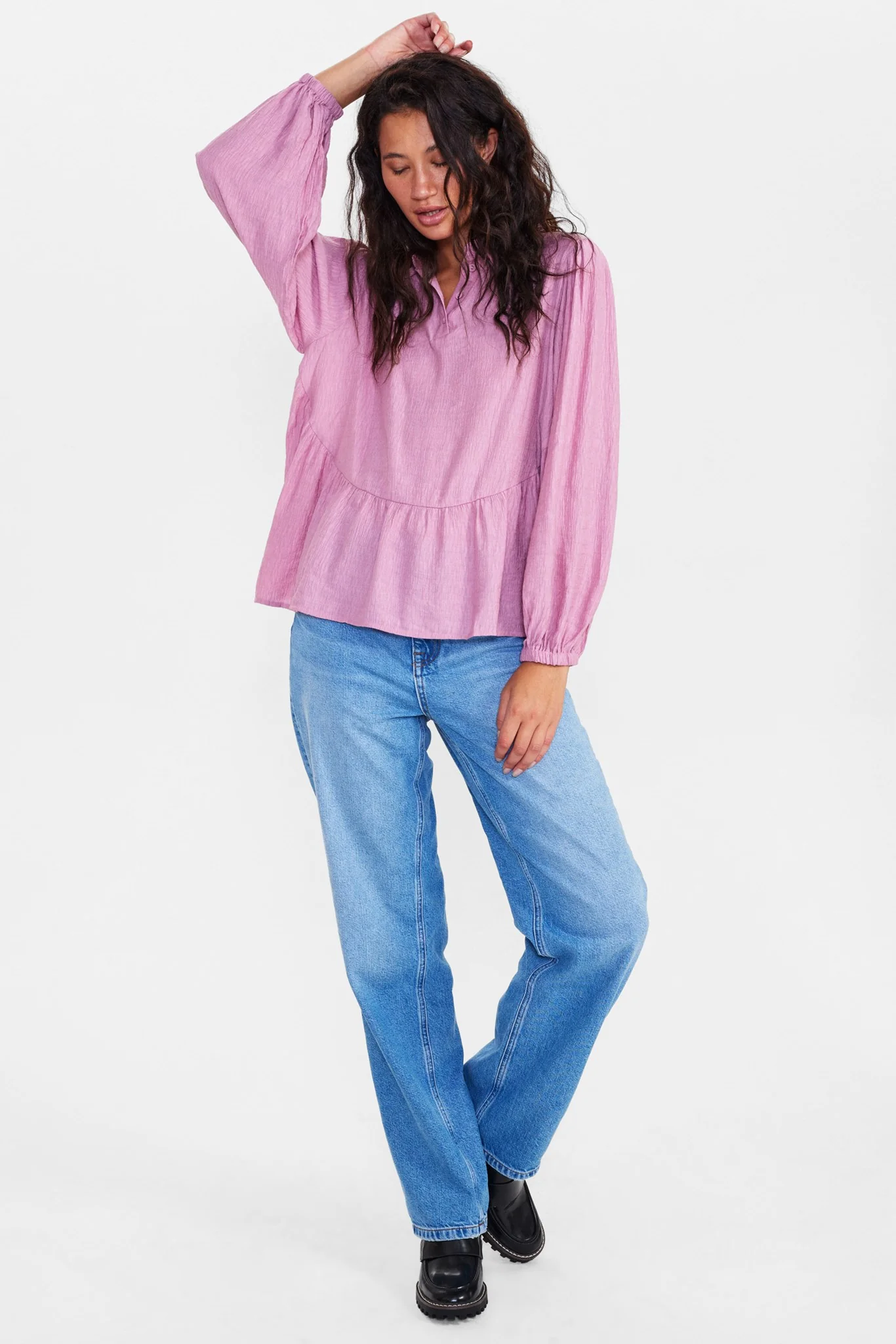 NUCALTINE BLOUSE - Lilas - Image 3