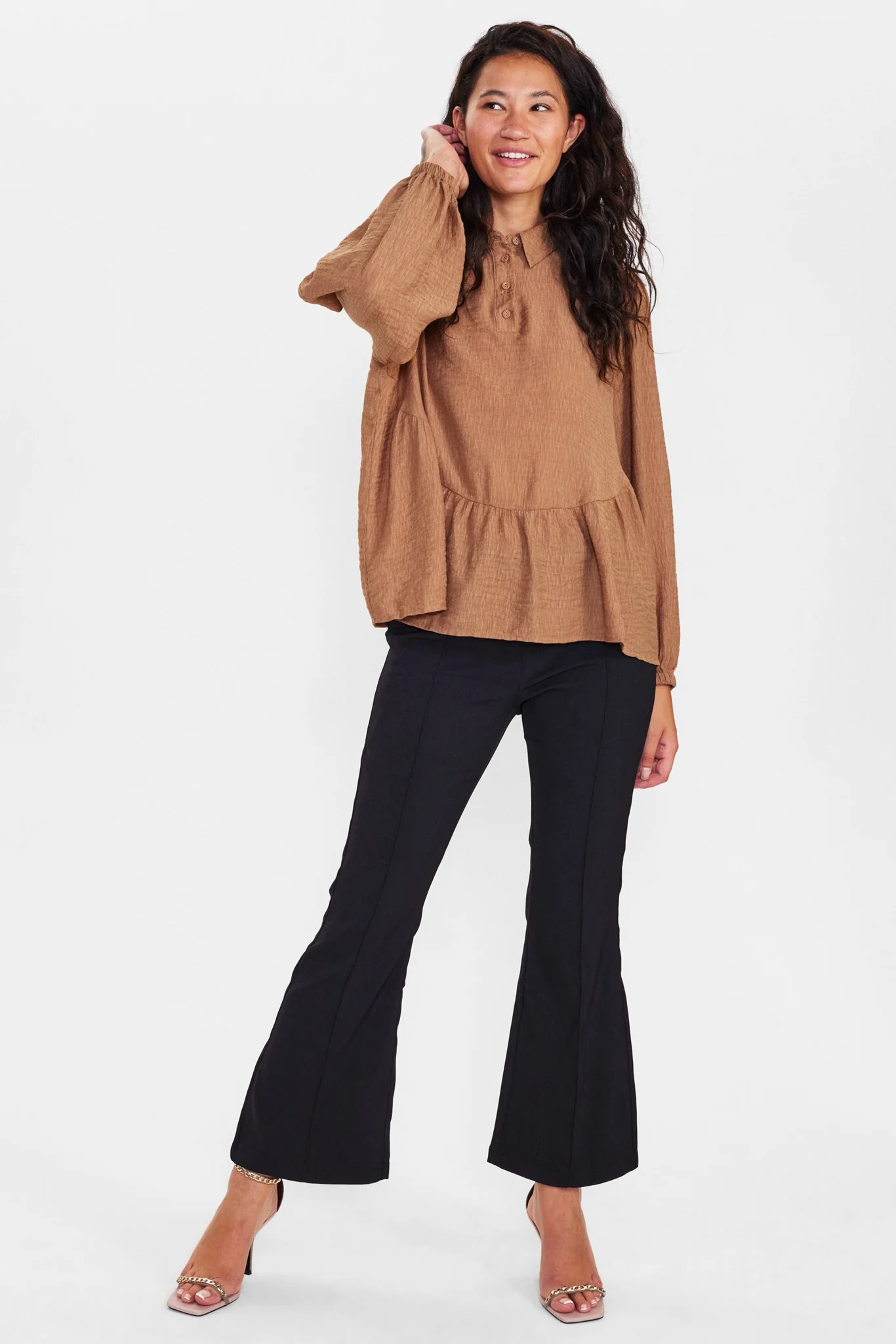 NUCALTINE BLOUSE - Otter - Image 3