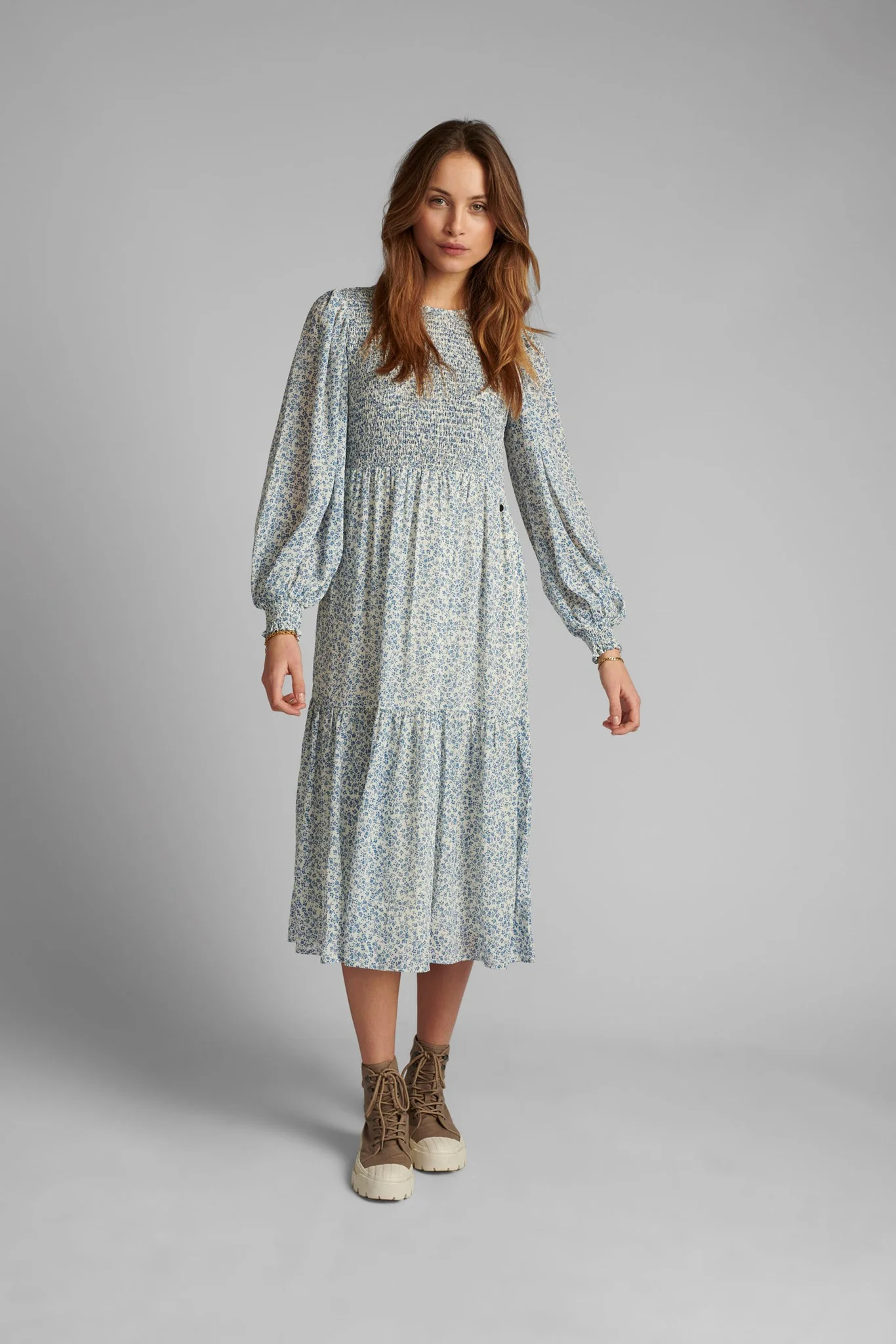 NUCALTUM DRESS - Wedgewood - Image 3