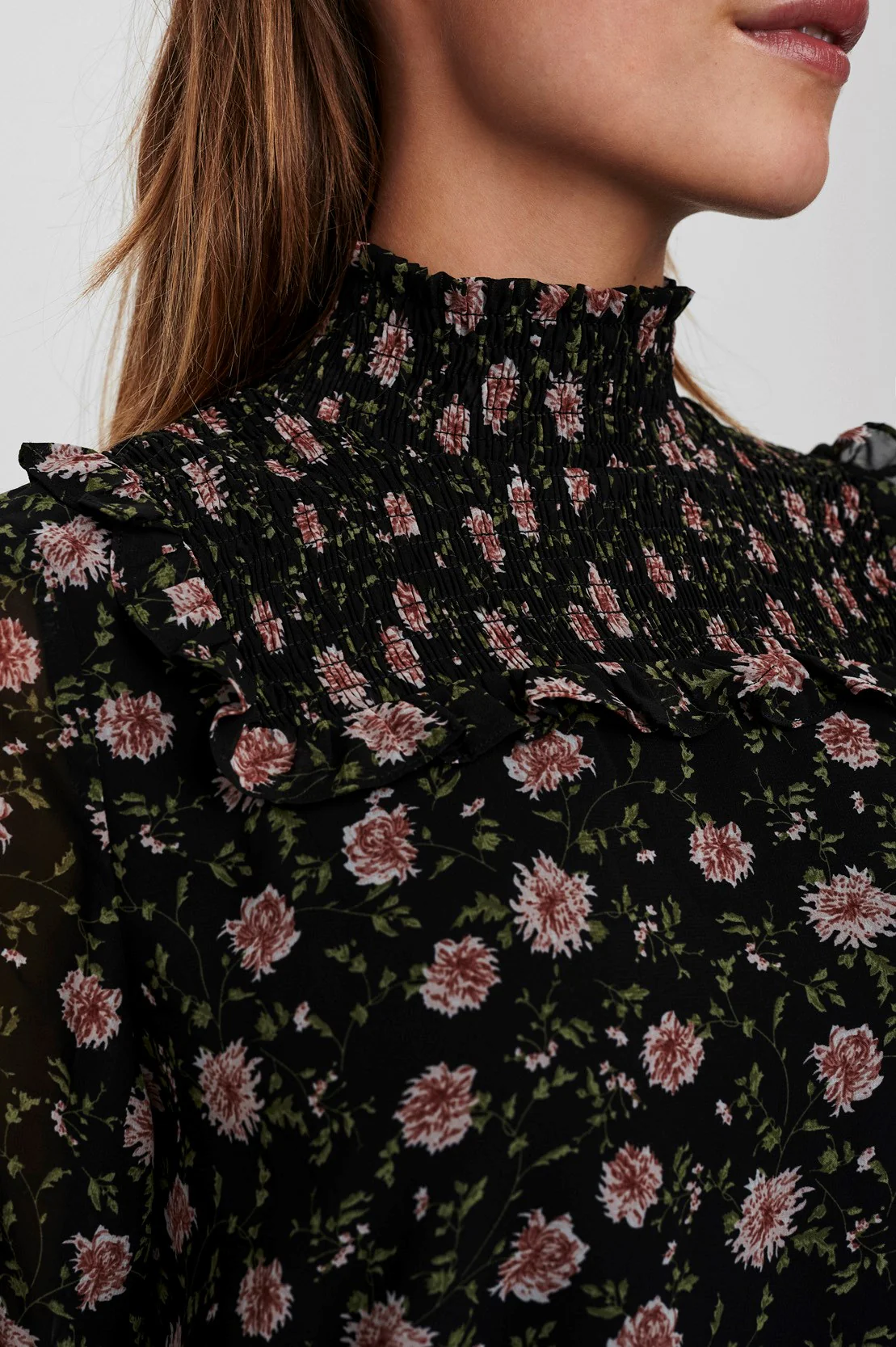 NUCALVIN BLOUSE - Caviar - Image 4