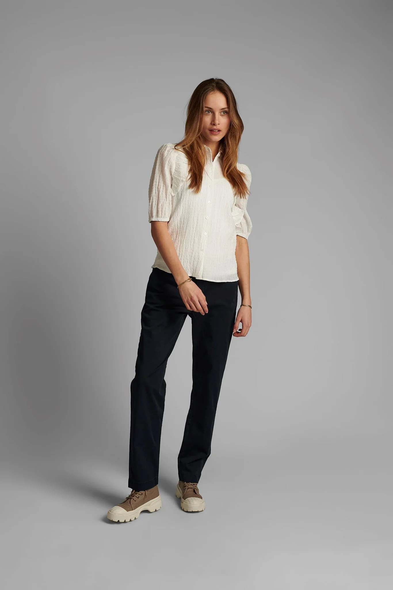 NUCALVINA S/S SHIRT - Bright White - Image 3