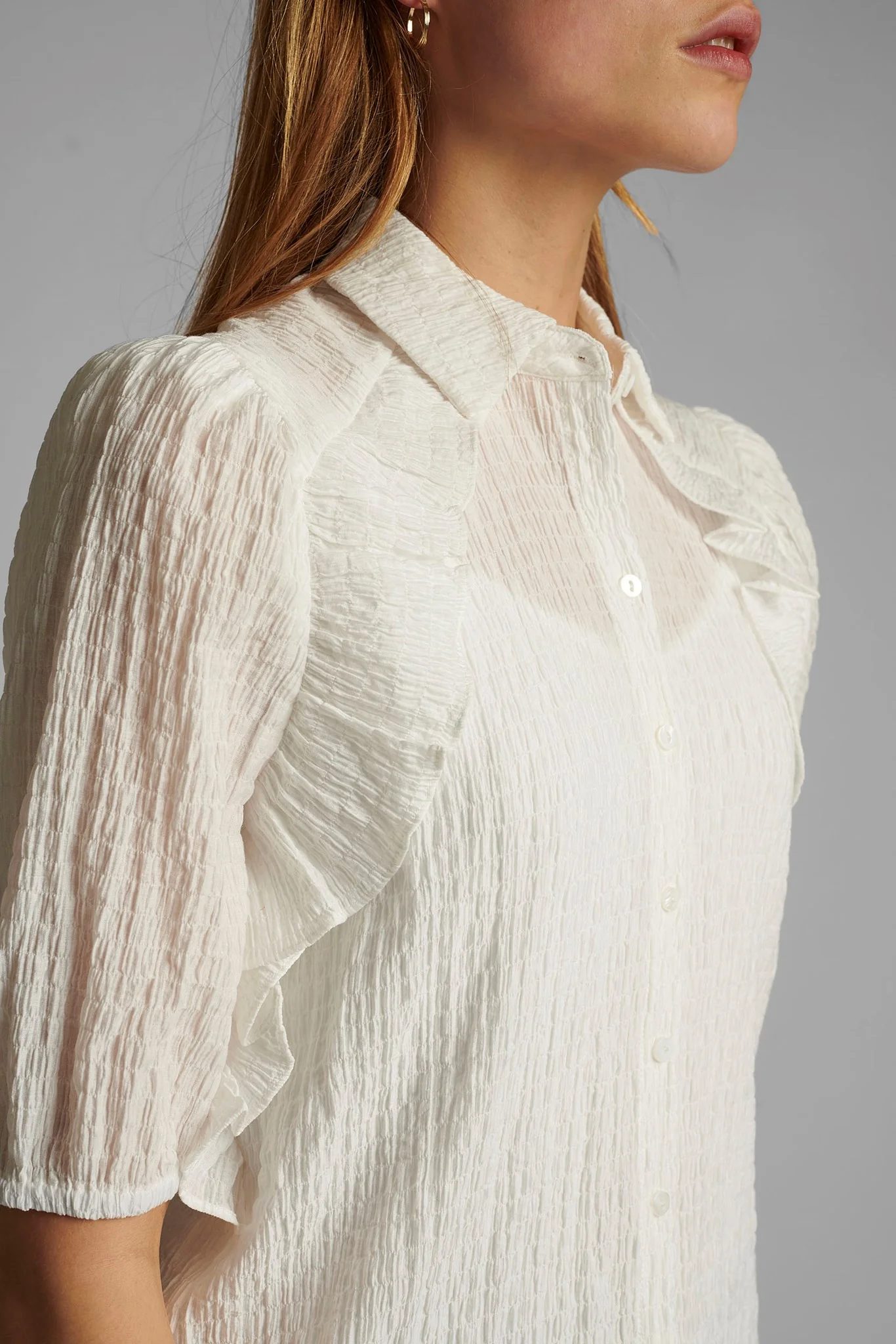 NUCALVINA S/S SHIRT - Bright White - Image 4