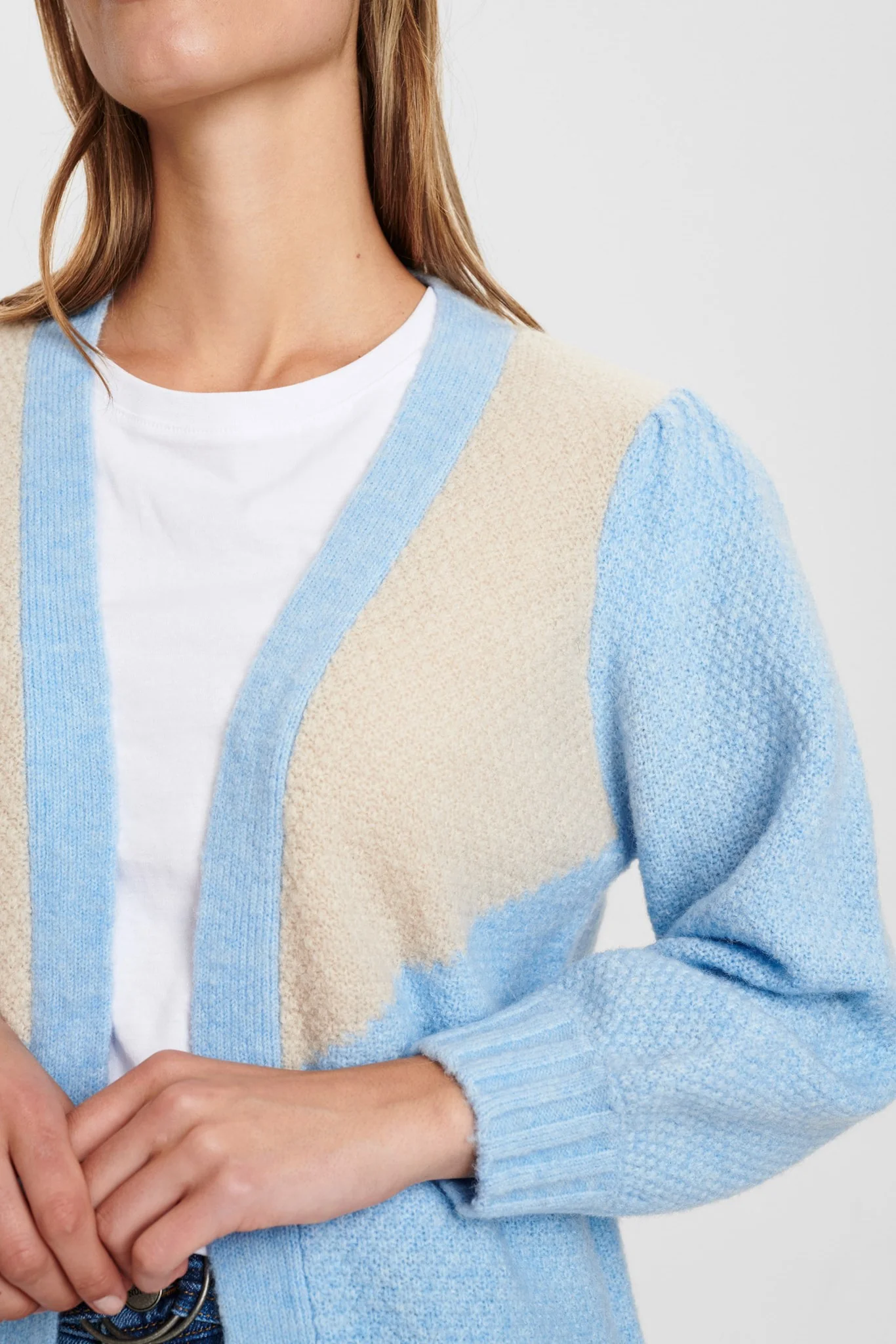 NUCALYPSO CARDIGAN - Cashmere Blue - Image 5