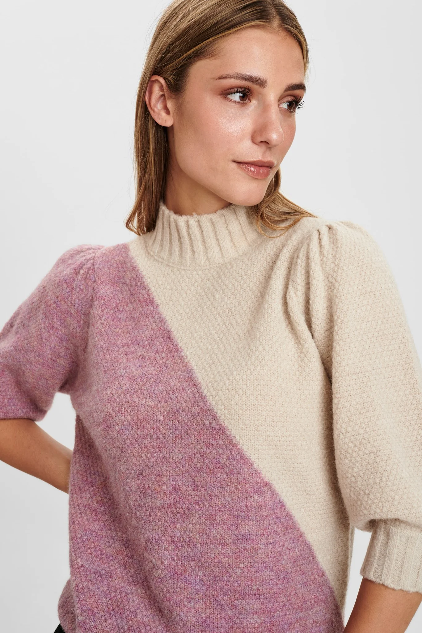 NUCALYPSO PULLOVER SS - Chalk Pink - Image 6