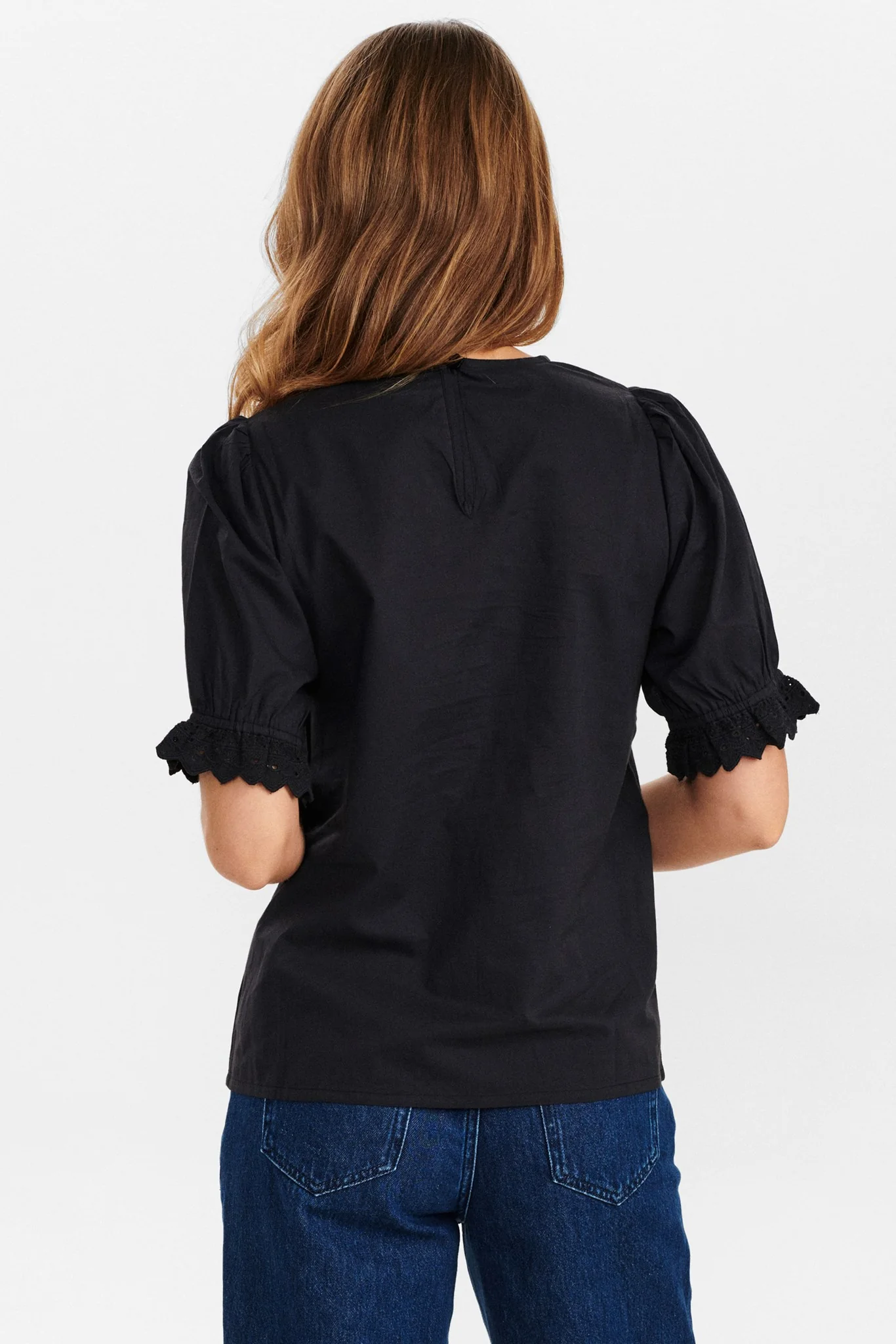 NUCAMMA BLOUSE - Caviar - Image 2