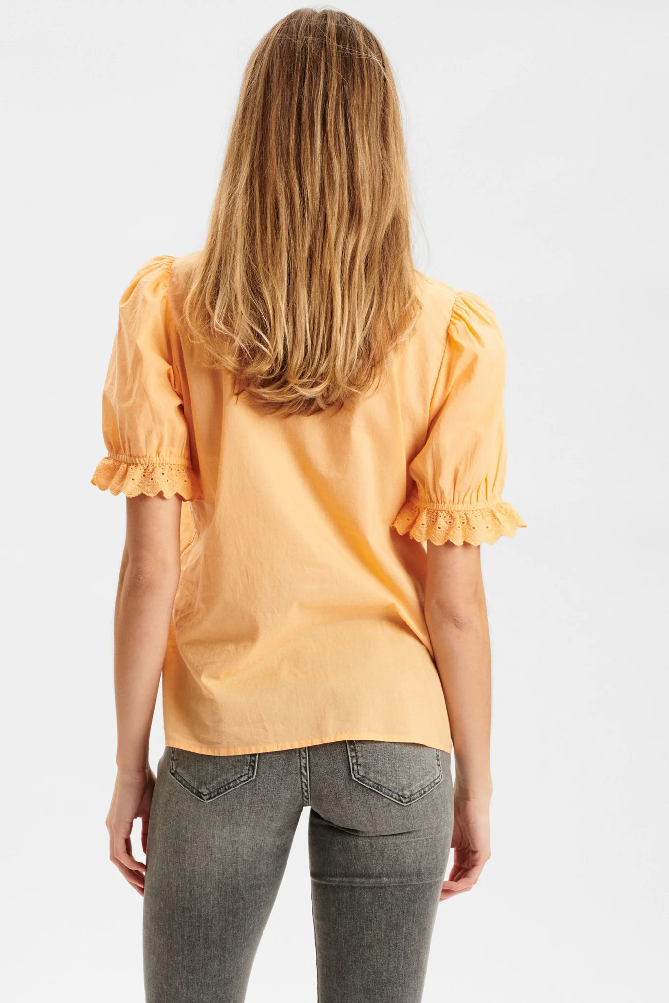 NUCAMMA BLOUSE - Peach Cobbler - Image 2