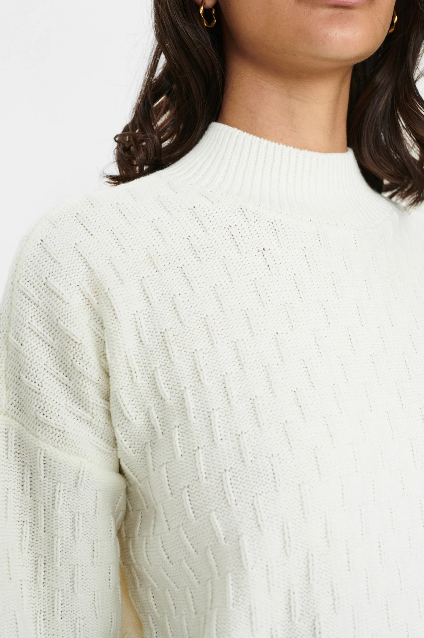 NUCANTRELLE PULLOVER - Cloud Dancer - Image 4
