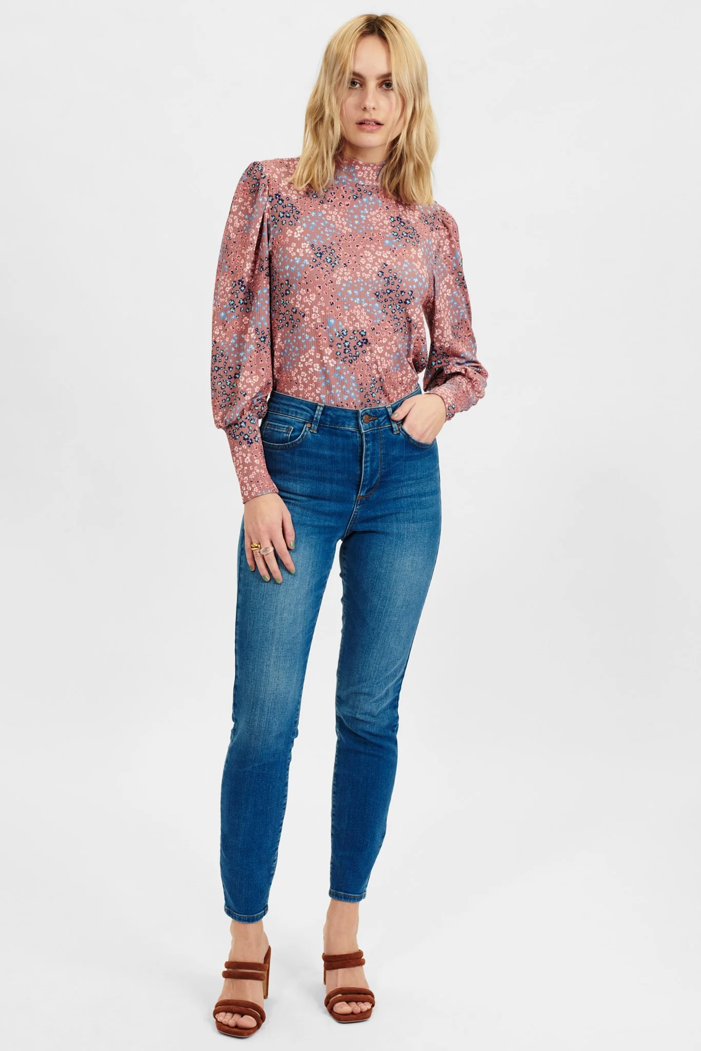 NUCANYON JEANS - Medium Blue Denim - Image 2