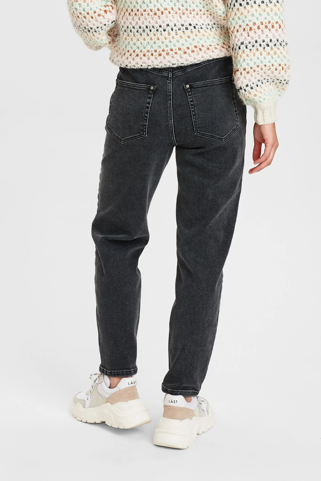 NUCARBEINNA PANTS  - Granit grey mel - Image 2