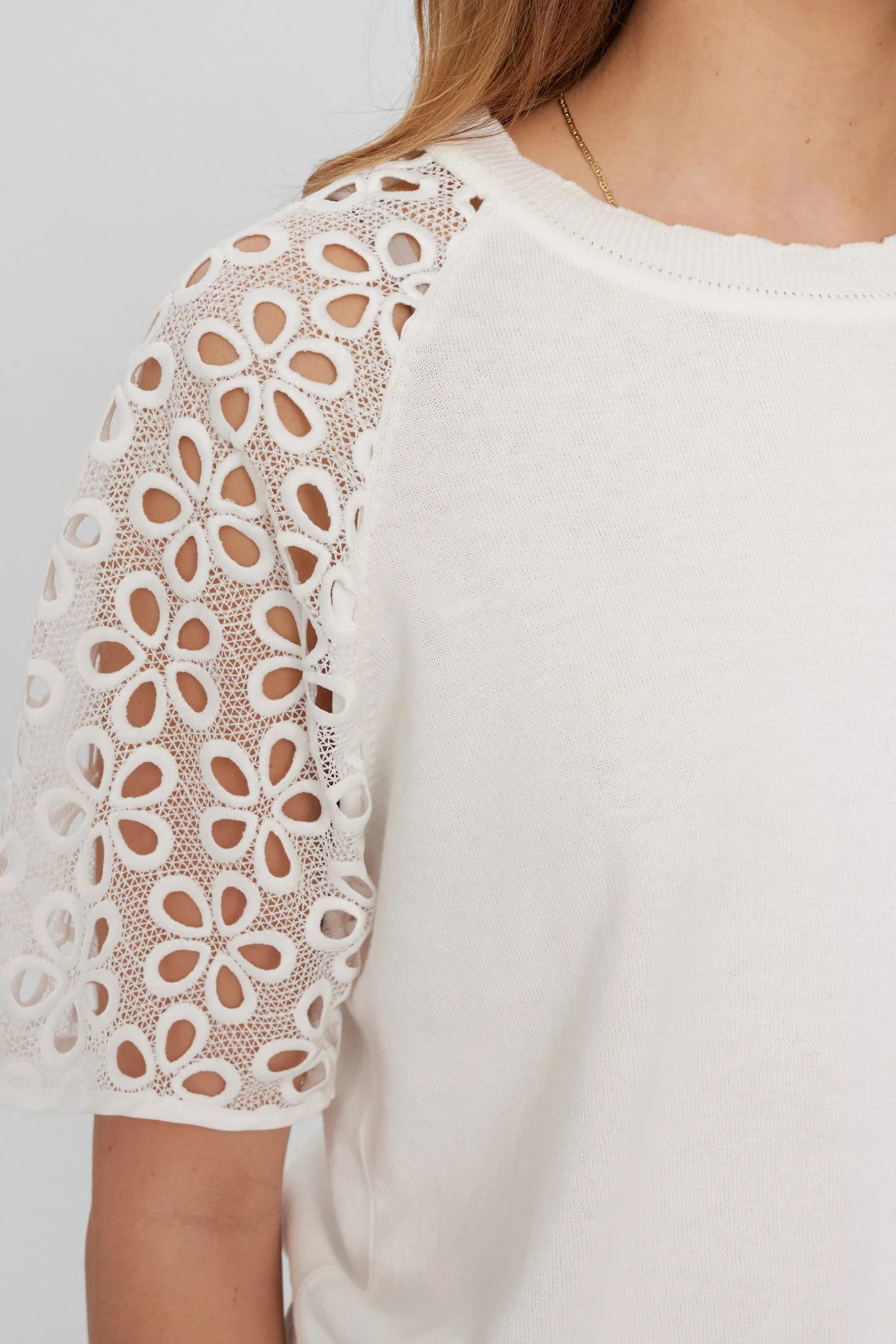 NUCARIEANN PULLOVER - Bright White - Image 4