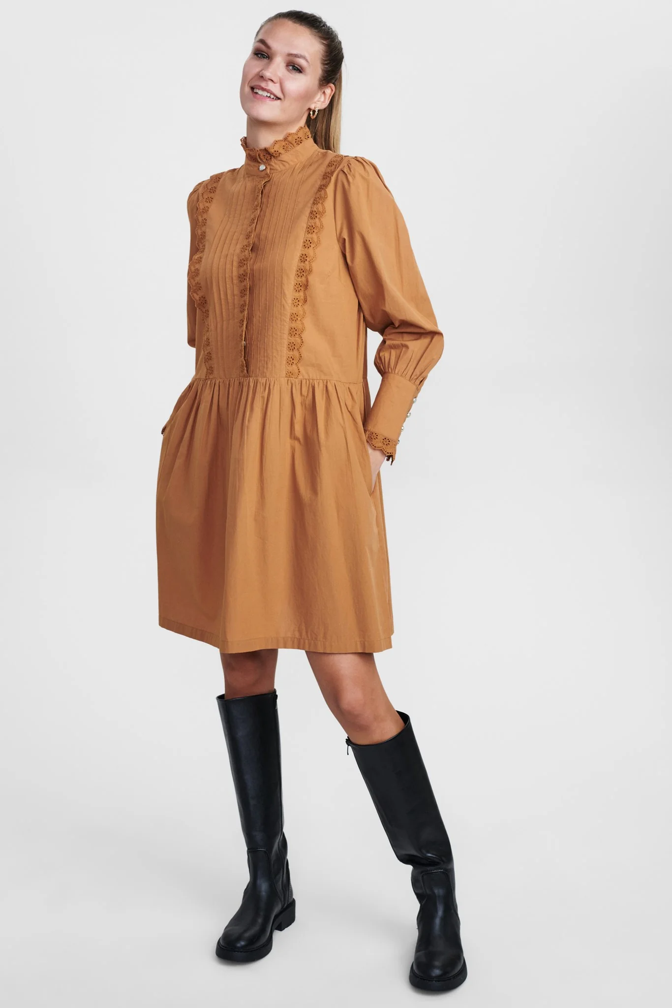 NUCARIN DRESS - Chipmunk - Image 3