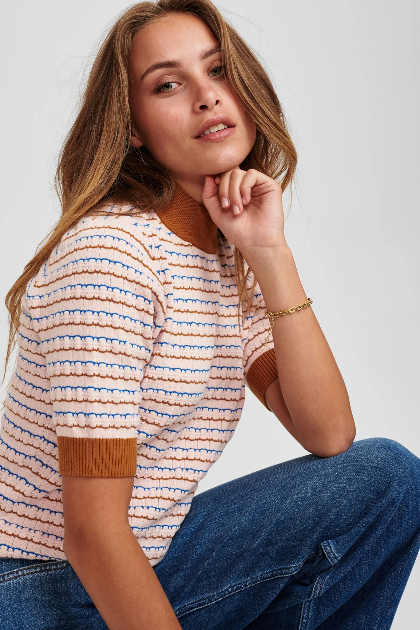 NUCARLEIGH PULLOVER SS - Chalk Pink - Image 6