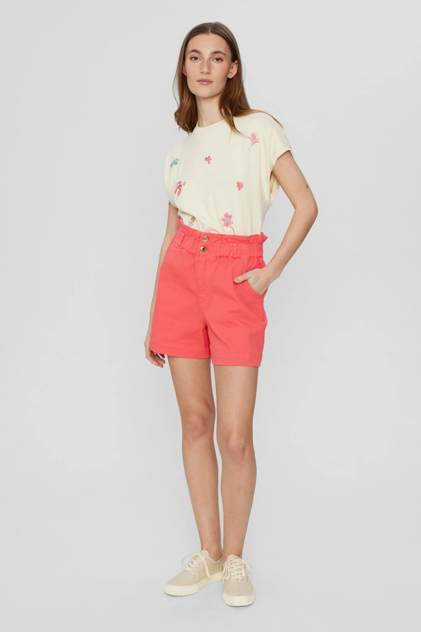 NUCARLISE SHORTS - Calypso Coral - Image 3