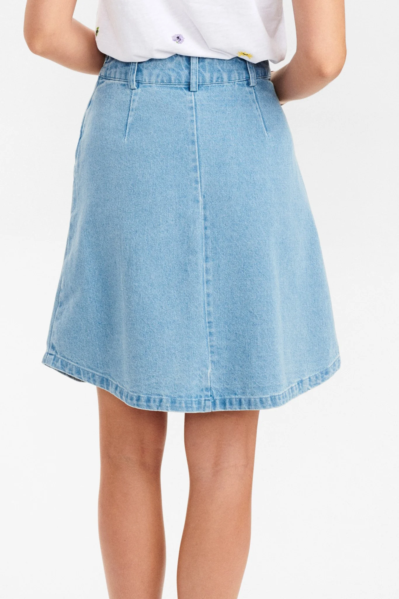 NUCARLISLE SKIRT - Light Blue Denim - Image 2