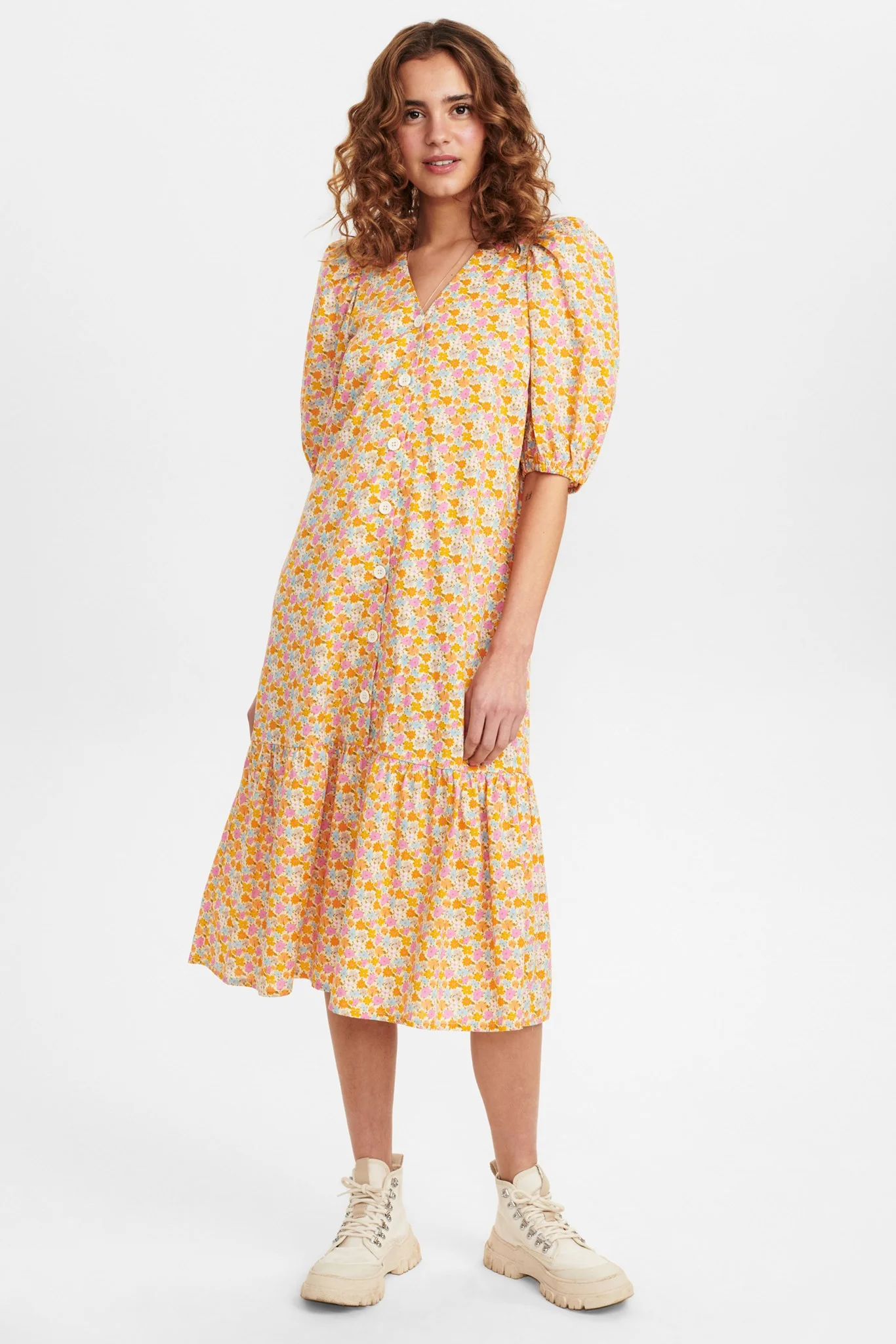 NUCARLYLE DRESS - Popcorn - Image 3
