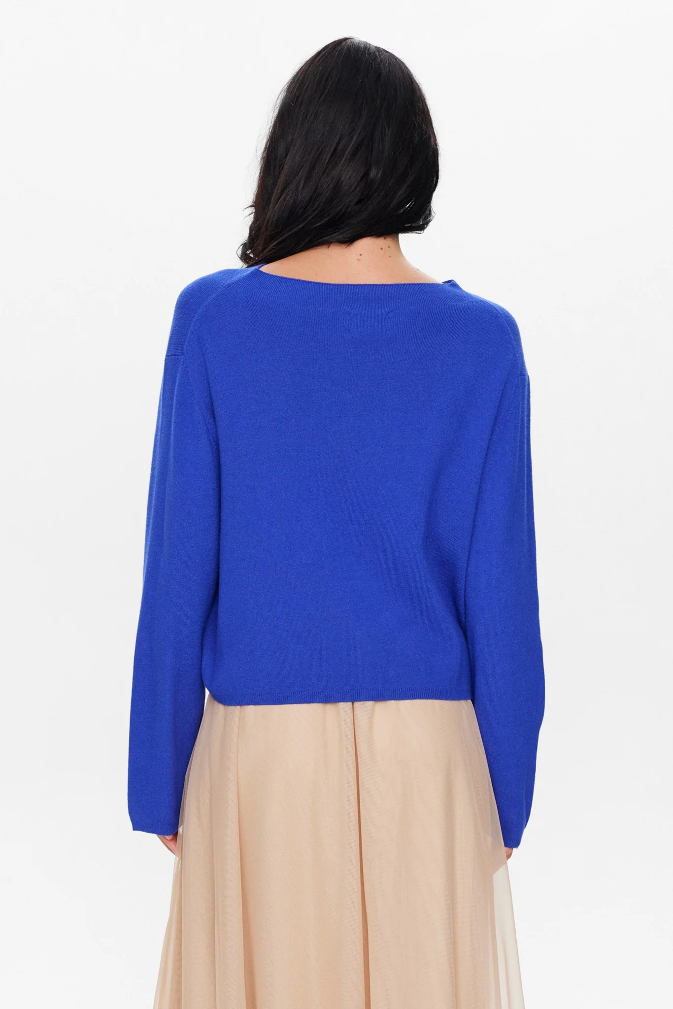NUCARMA CROP PULLOVER   - Clematis Blue - Image 2