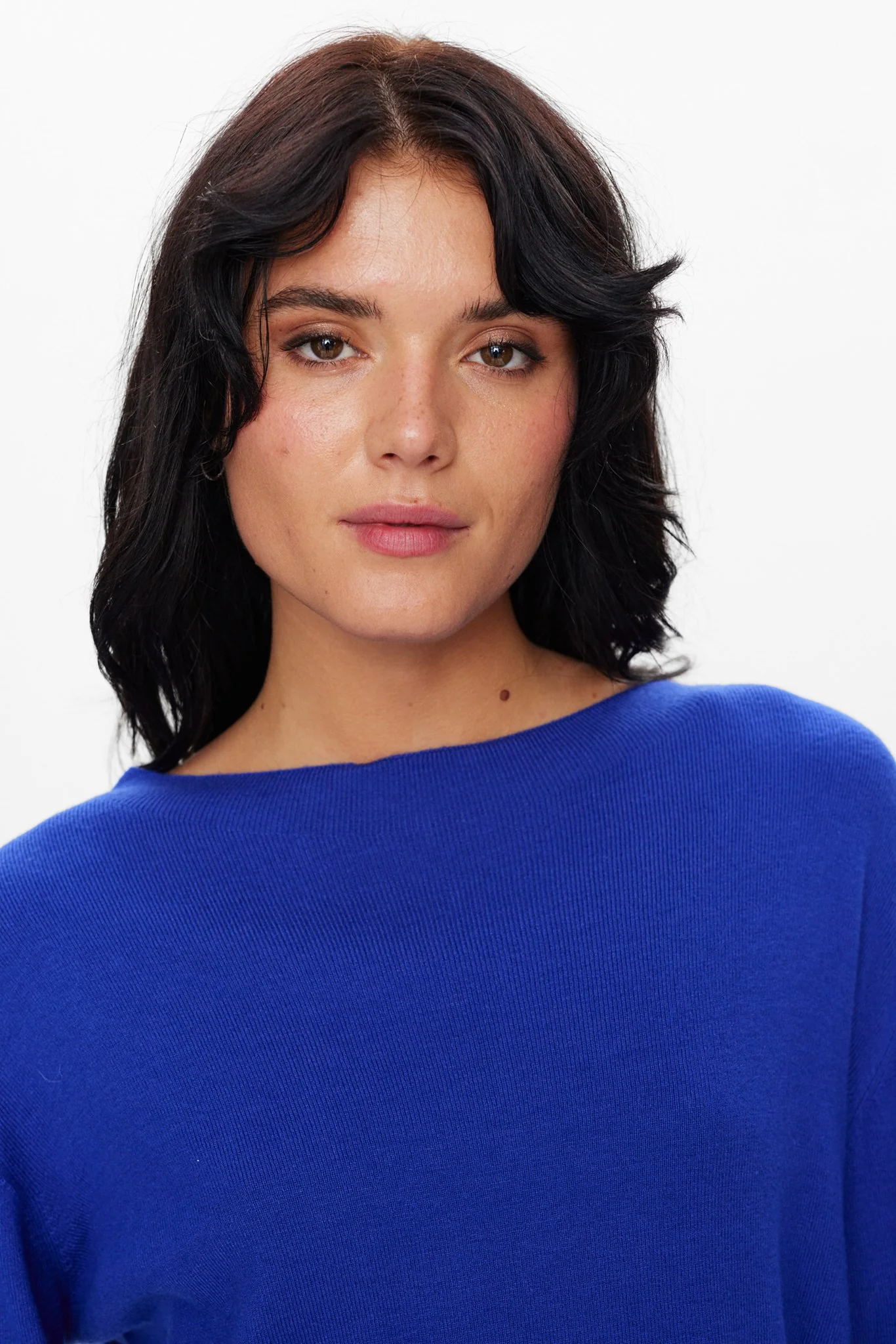 NUCARMA CROP PULLOVER   - Clematis Blue - Image 4