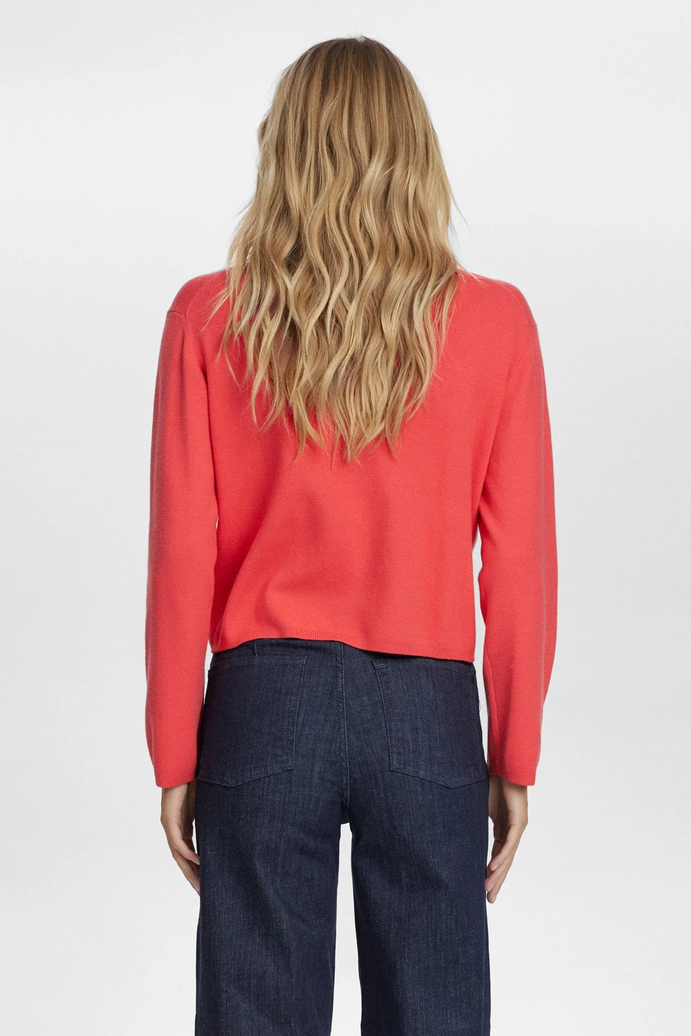 NUCARMA CROP PULLOVER   - Geranium - Image 2