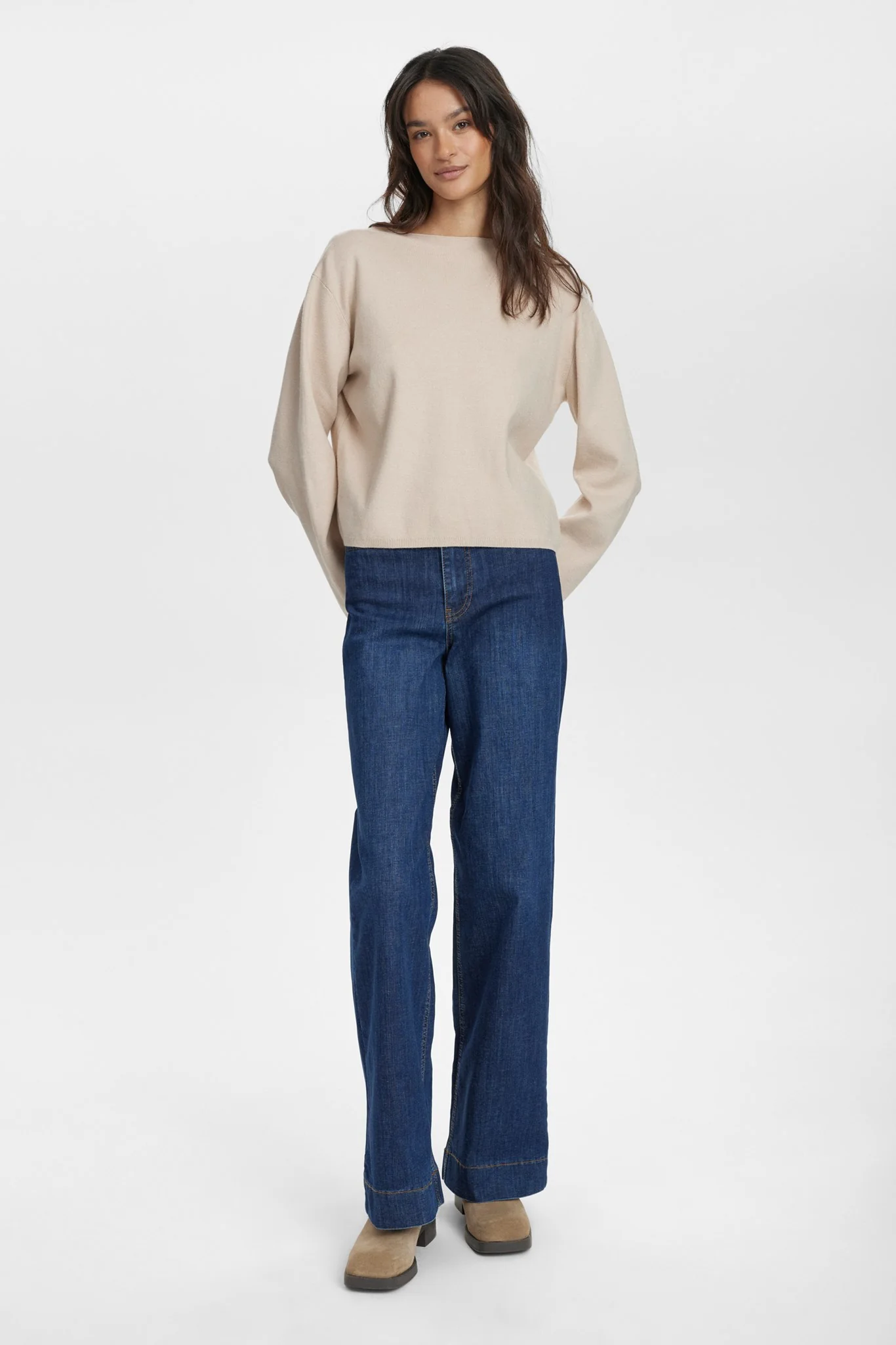 NUCARMA CROP PULLOVER   - Grey Morn - Image 3