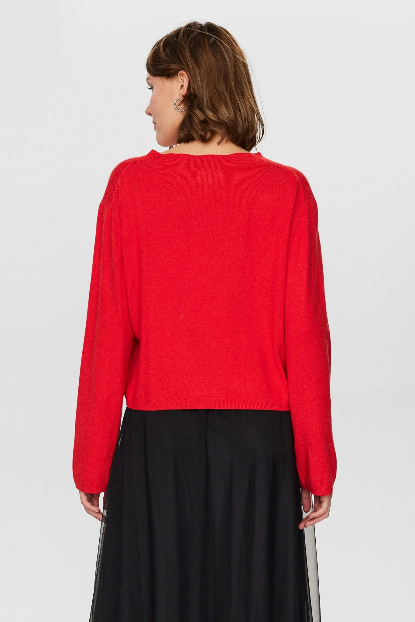 NUCARMA CROP PULLOVER   - High Risk Red - Image 2