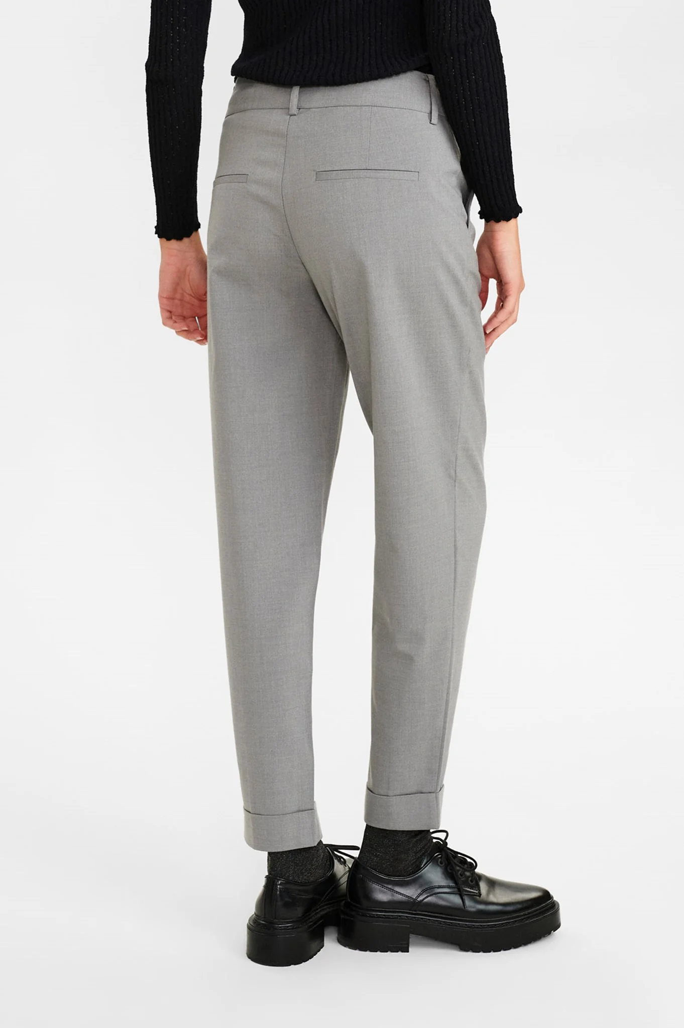 NUCARO PANT - Light grey mel - Image 2