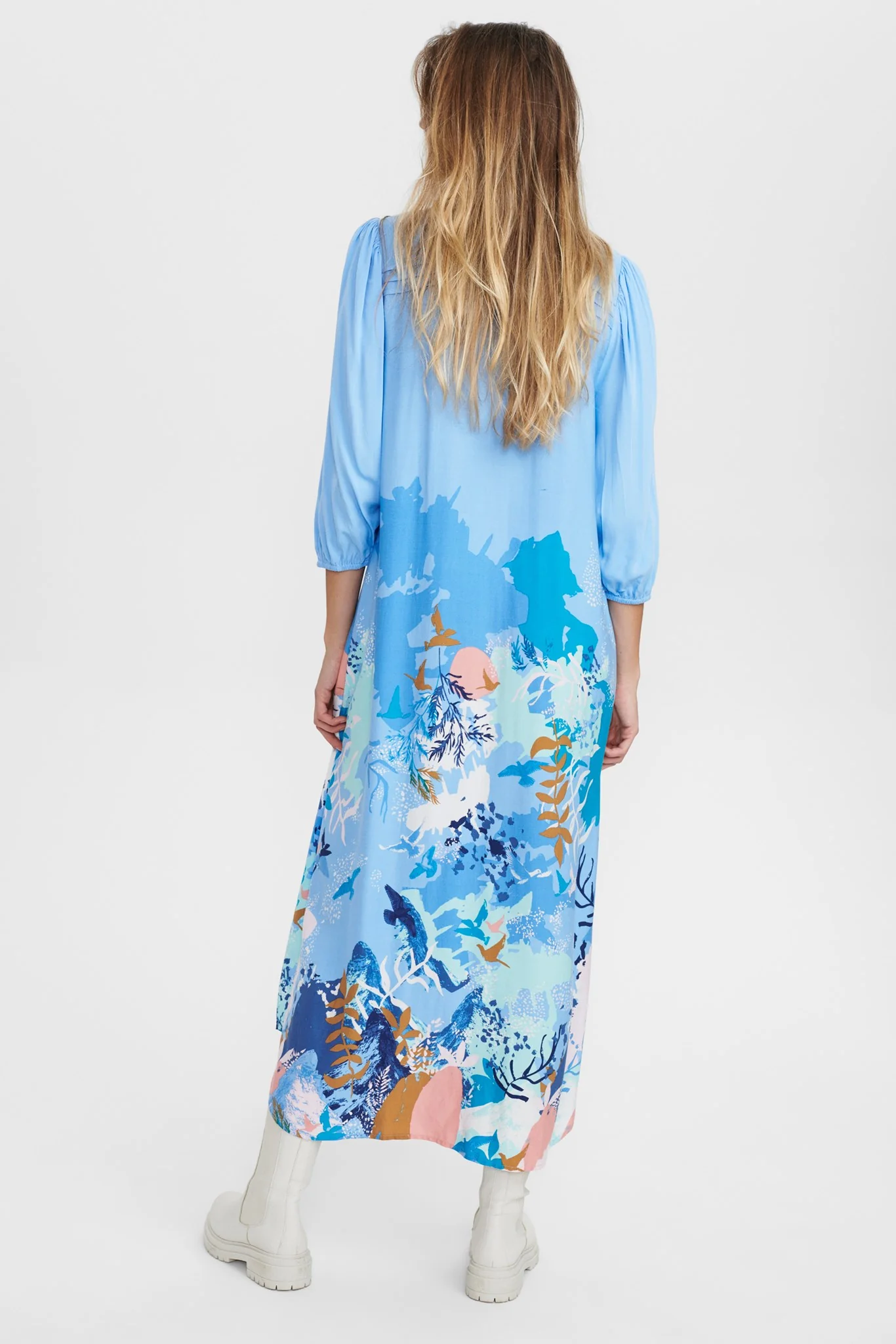 NUCARRIE DRESS - Della Robbia Blue - Image 2