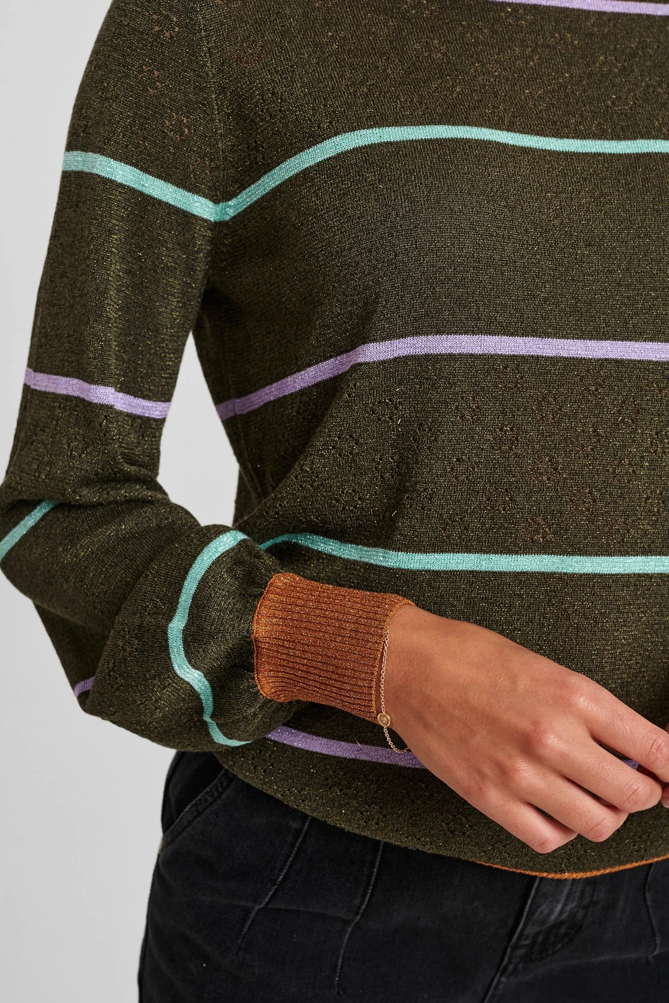 NUCARWEN TURTLENECK - Grape leaf - Image 5