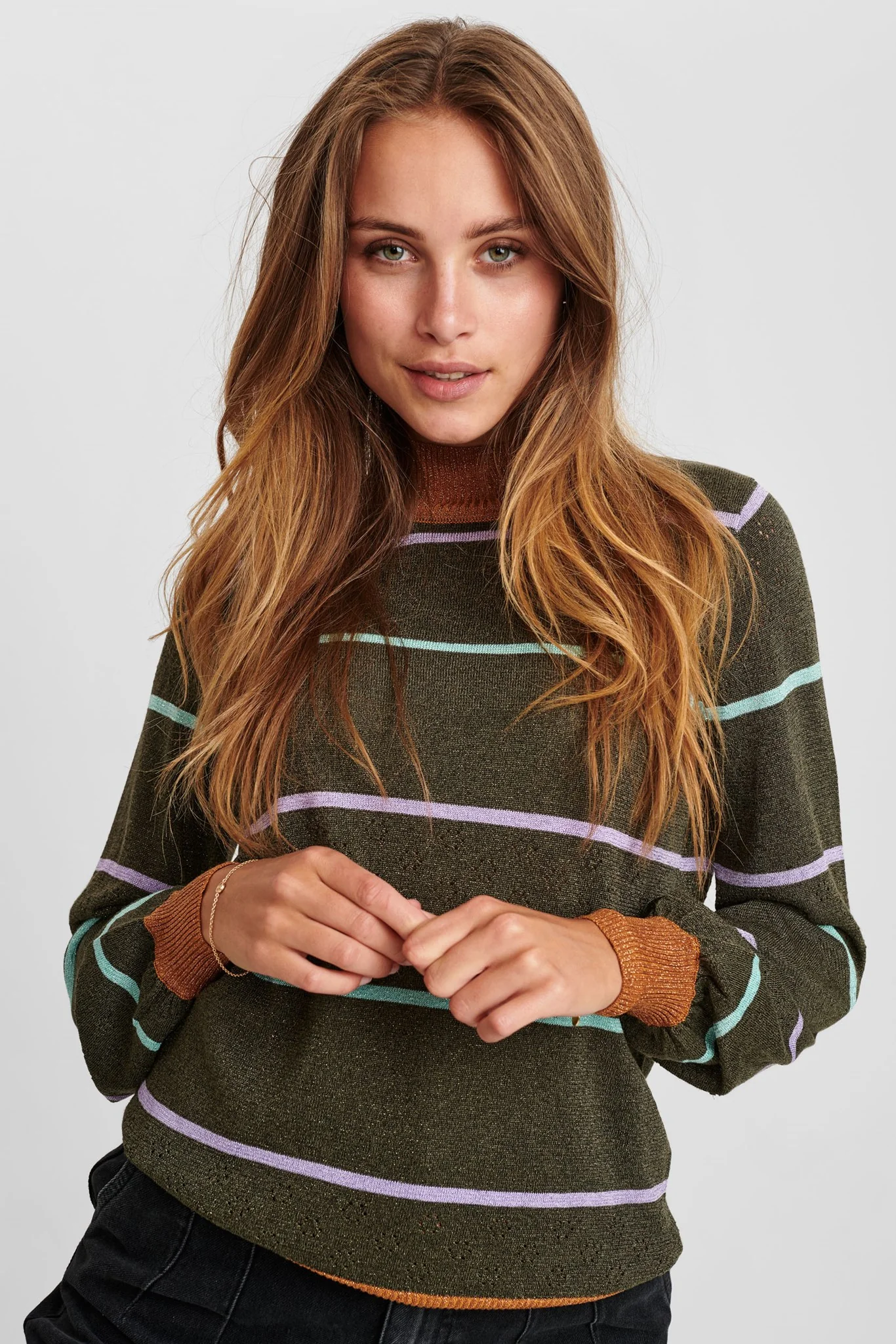 NUCARWEN TURTLENECK - Grape leaf - Image 6